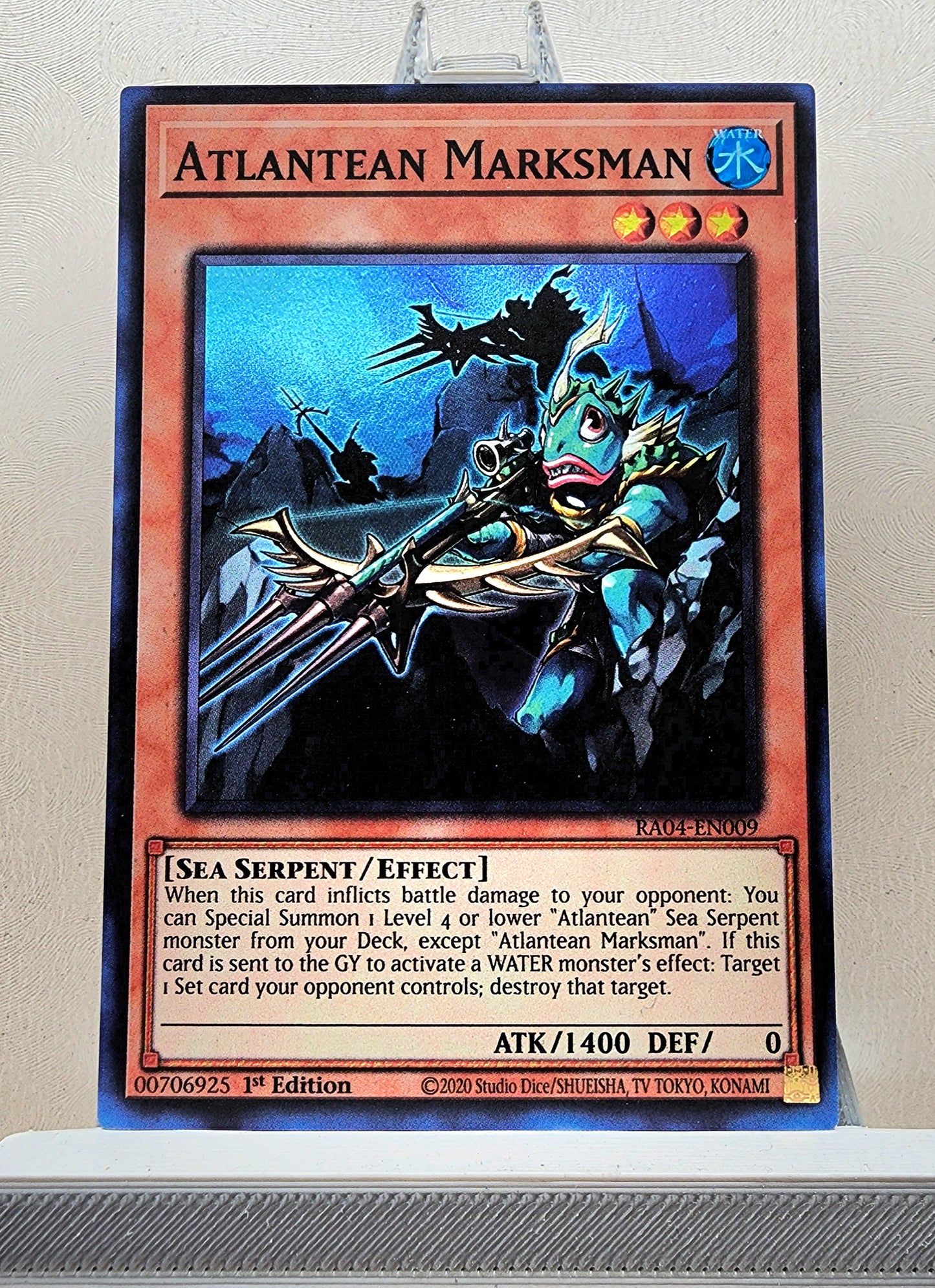 Yugioh! 1x Atlantean Marksman (RA04 - Super Rare) 1st Edition
