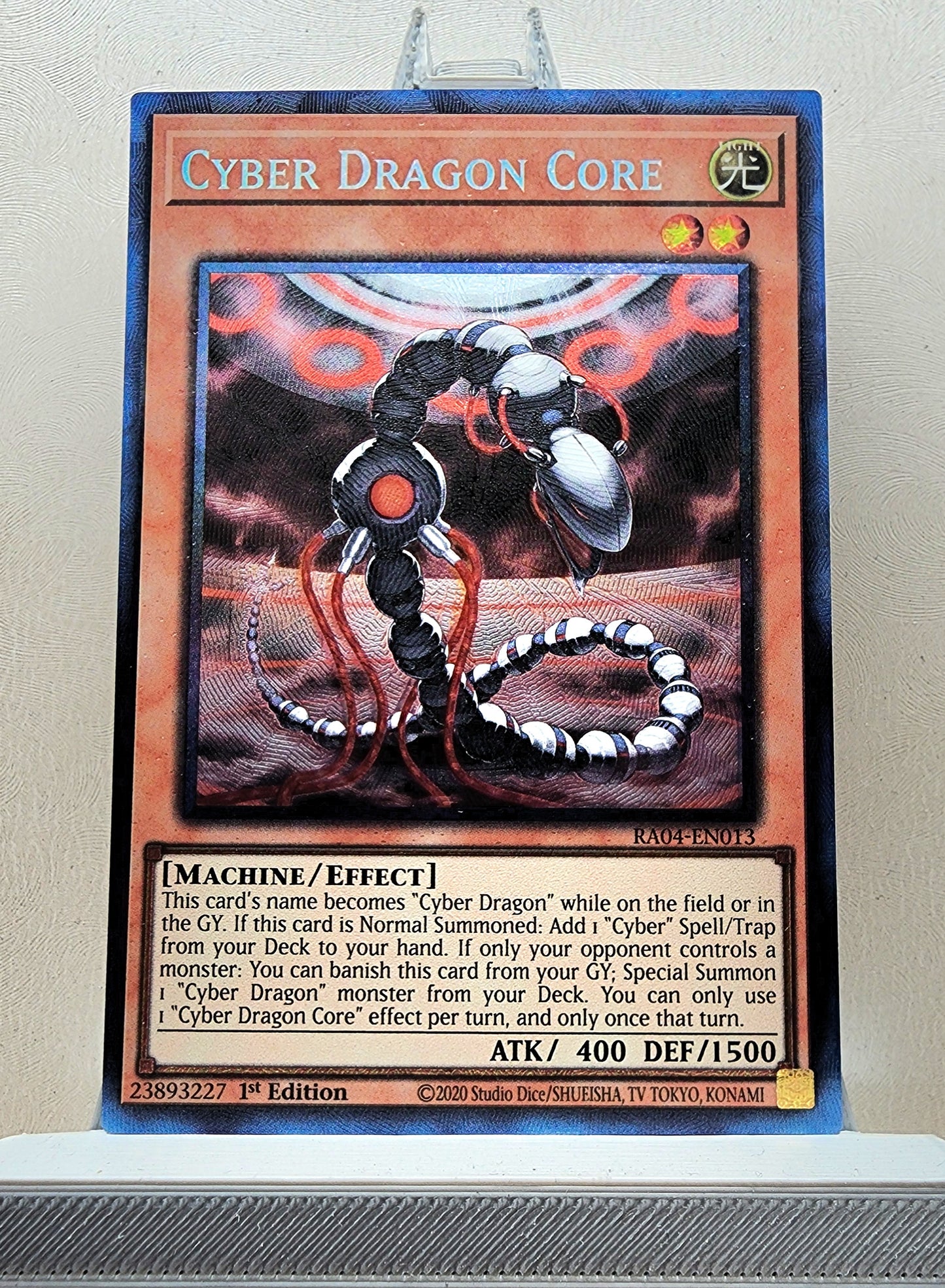 Yugioh! 1x Cyber Dragon Core (RA04 - Prismatic Collectors Rare) 1st Edition