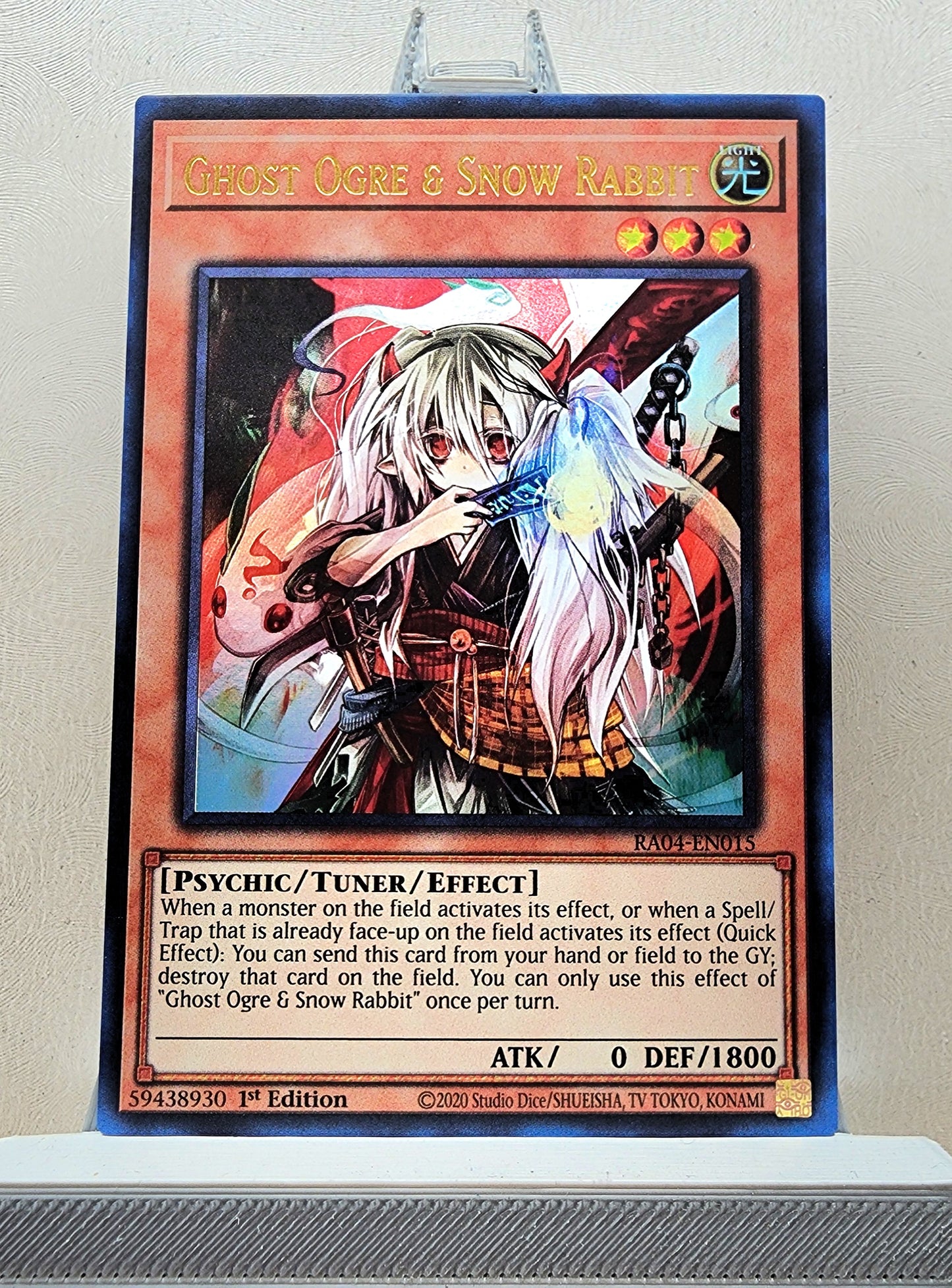 Yugioh! 1x Ghost Ogre & Snow Rabbit (RA04 - Ultra Rare) 1st Edition