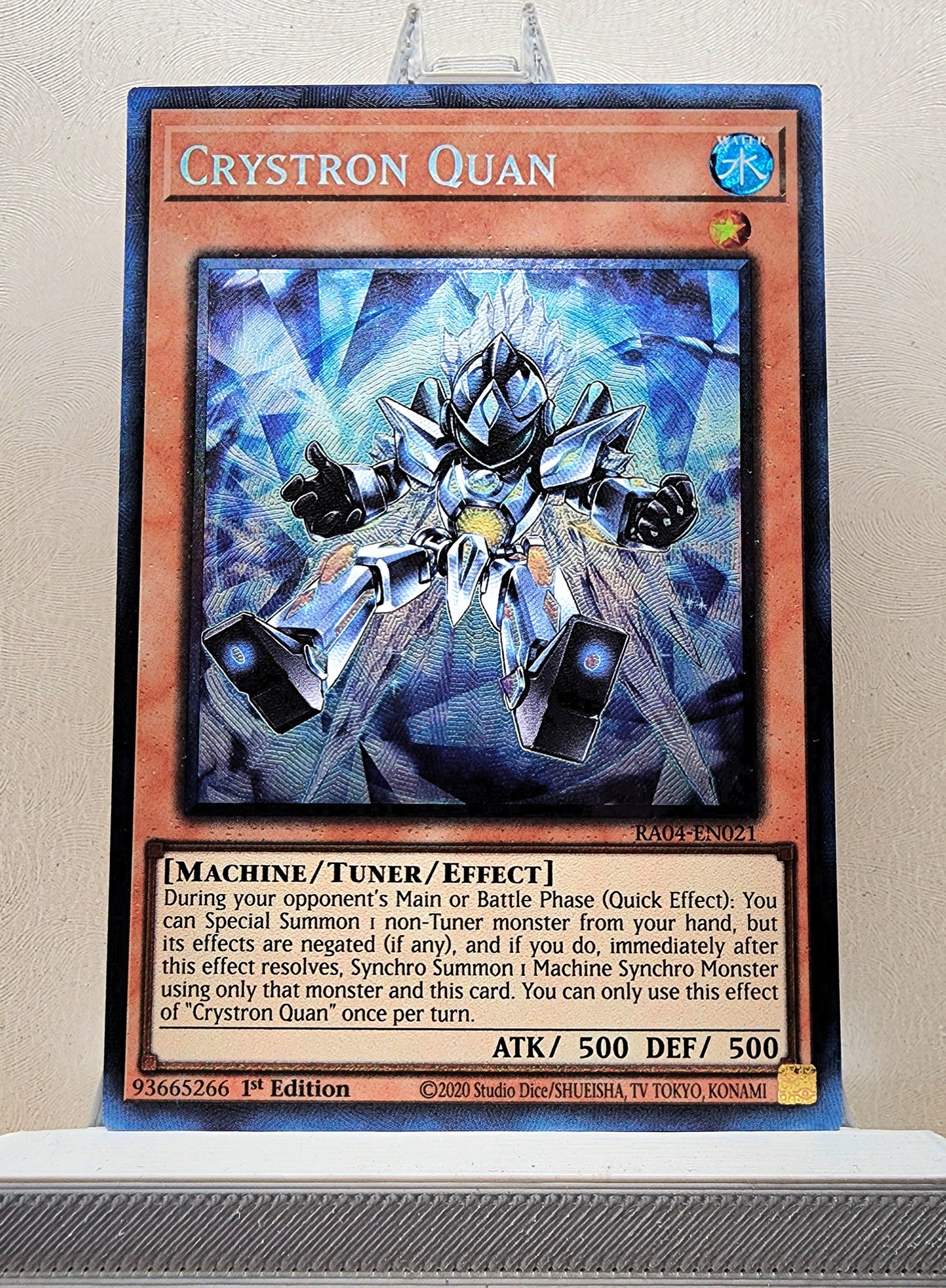 Yugioh! 1x Crystron Quan (RA04 - Prismatic Collectors Rare) 1st Edition