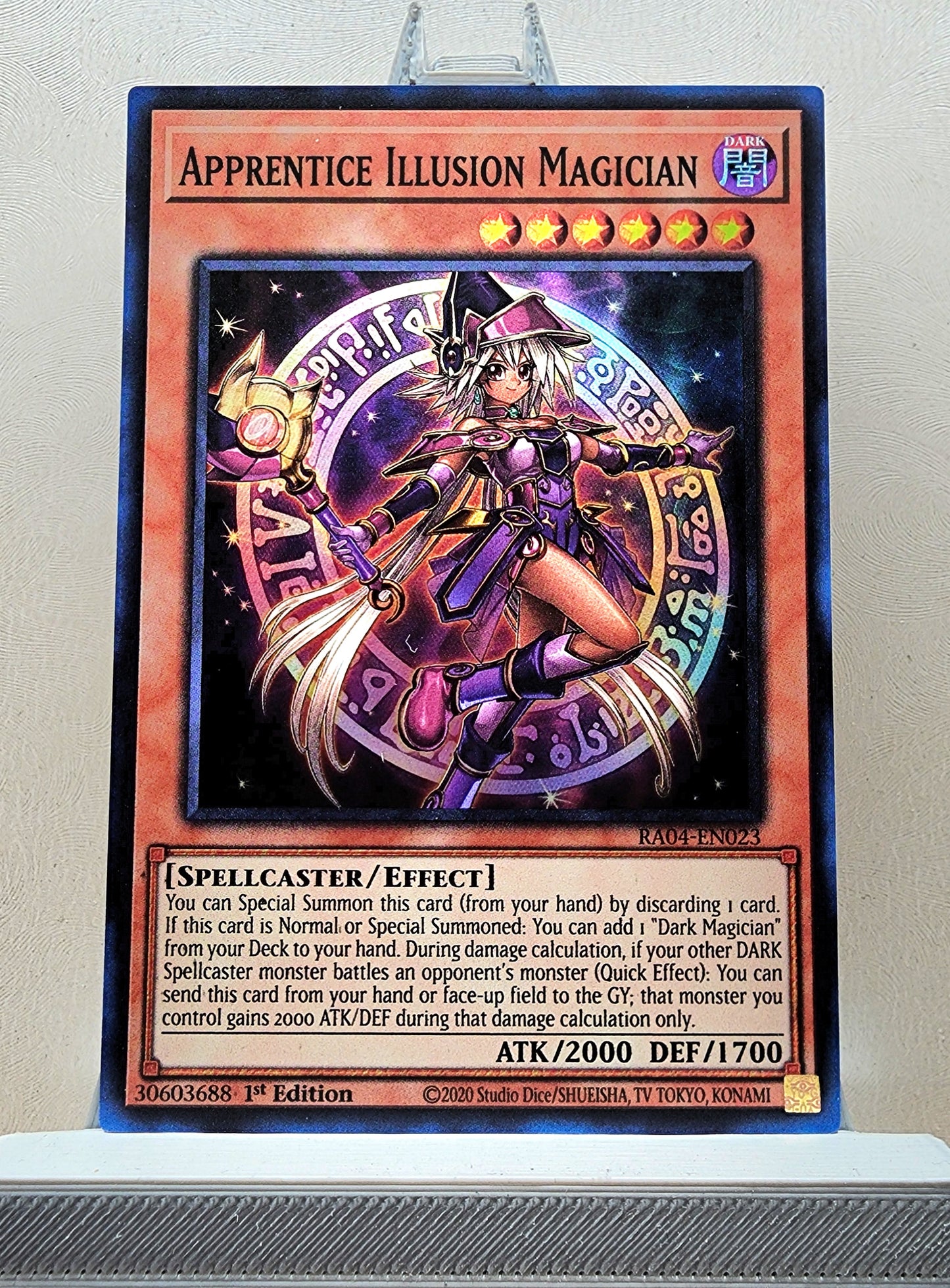 Yugioh! 1x Apprentice Illusion Magician (RA04 - Super Rare) 1st Edition