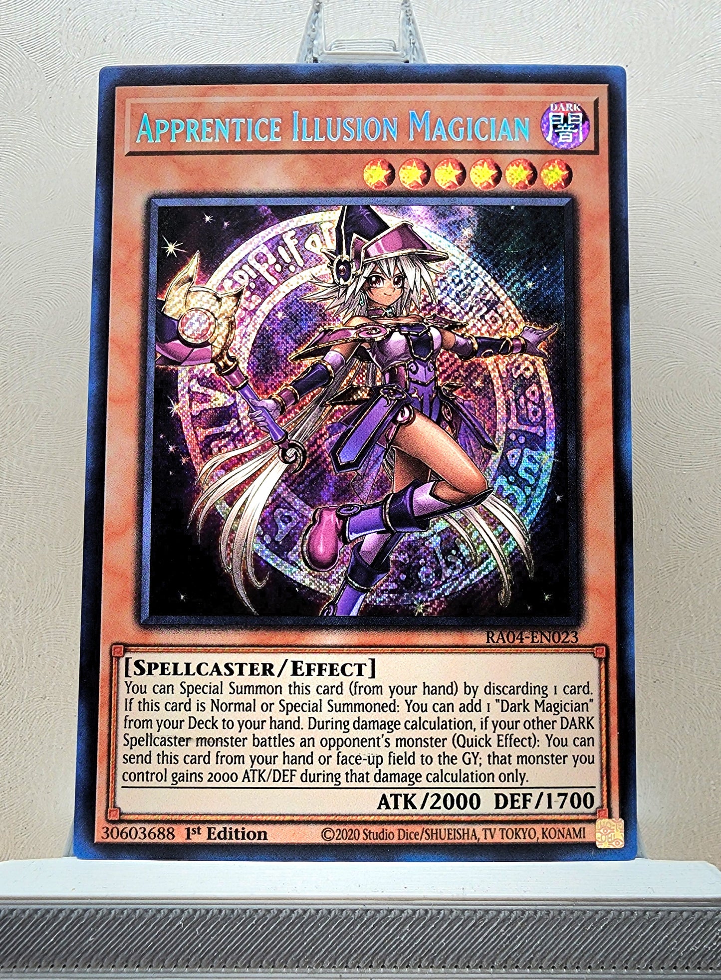 Yugioh! 1x Apprentice Illusion Magician (RA04 - Secret Rare) 1st Edition