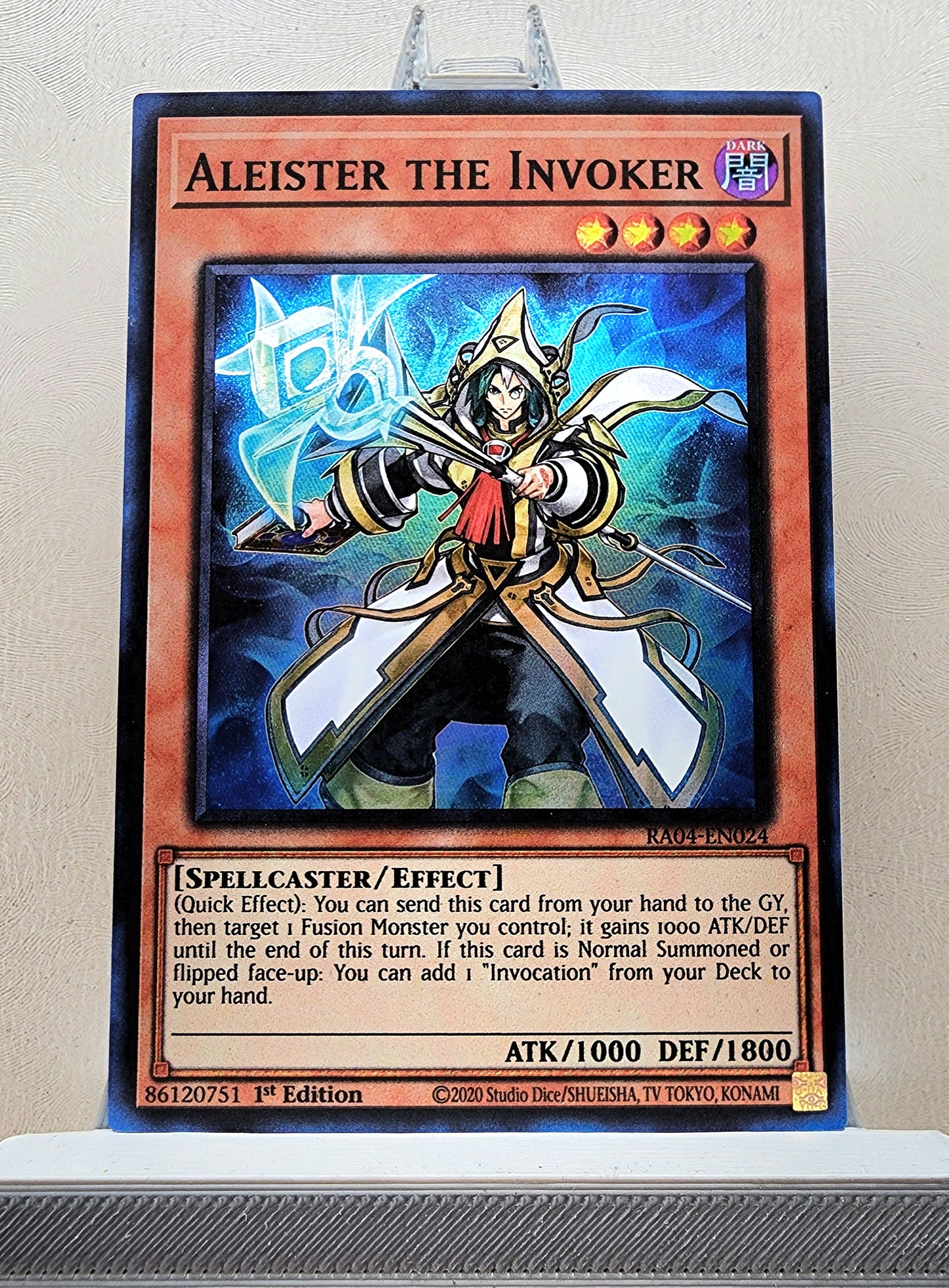 Yugioh! 1x Aleister the Invoker Alt Art (RA04 - Super Rare) 1st Edition