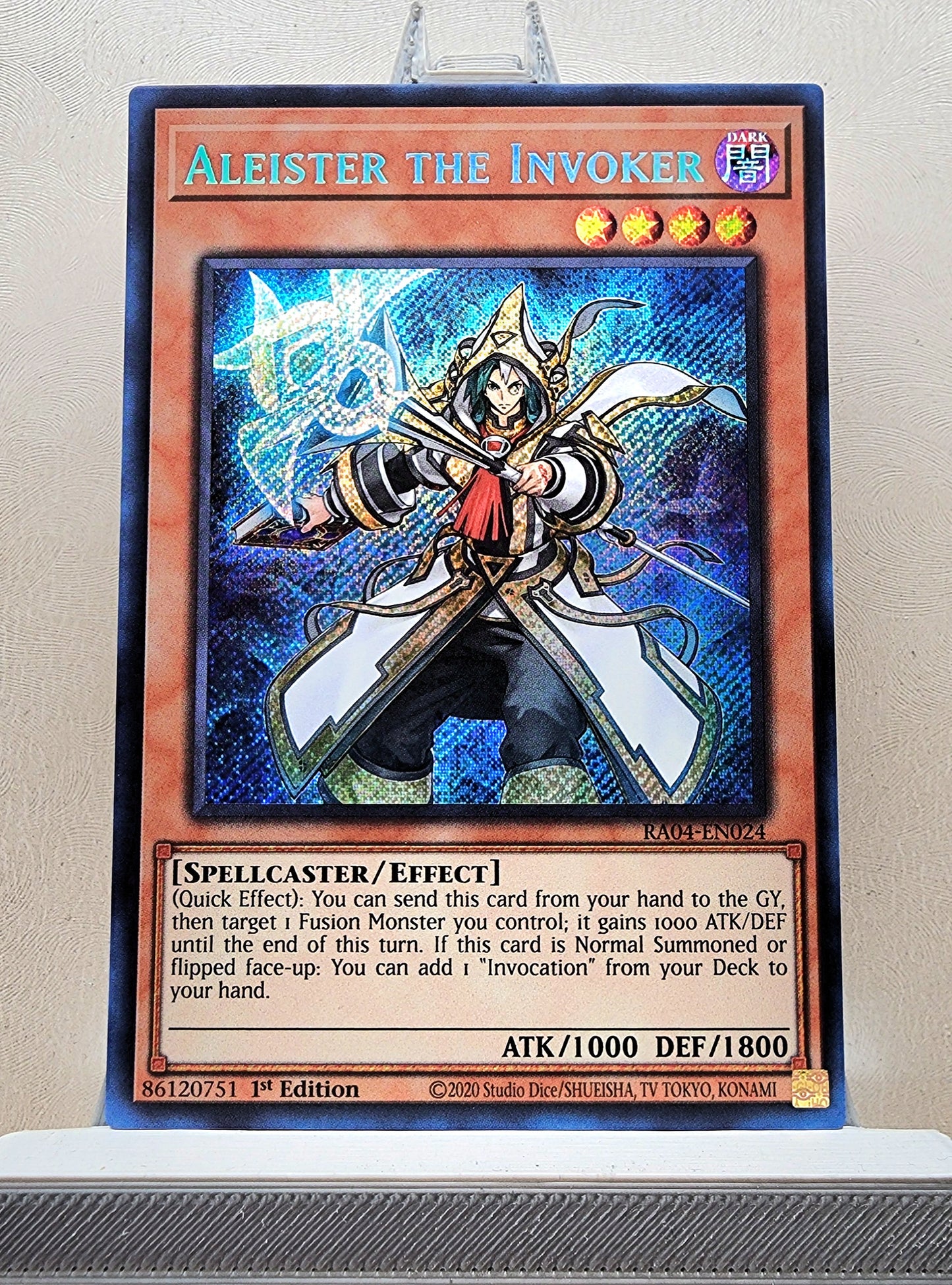 Yugioh! 1x Aleister the Invoker Alt Art (RA04 - Secret Rare) 1st Edition