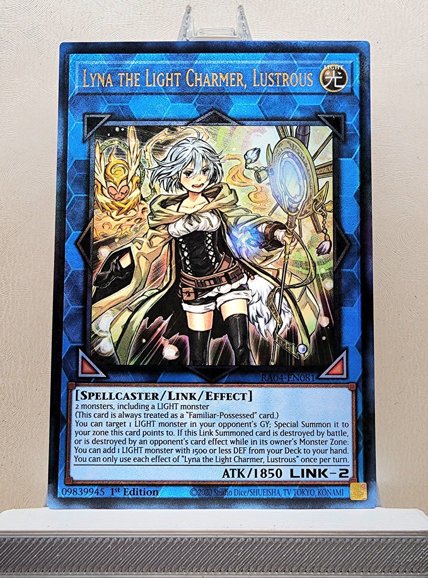 Yugioh! 1x Lyna the Light Charmer, Lustrous (RA04 - Prismatic Ultimate Rare) 1st Edition