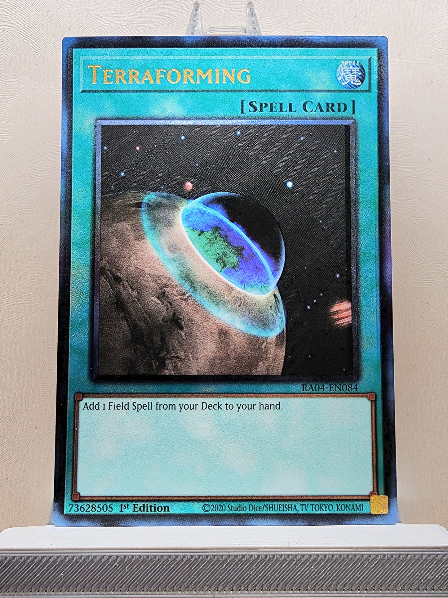 Yugioh! 1x Terraforming (RA04 - Prismatic Ultimate Rare) 1st Edition