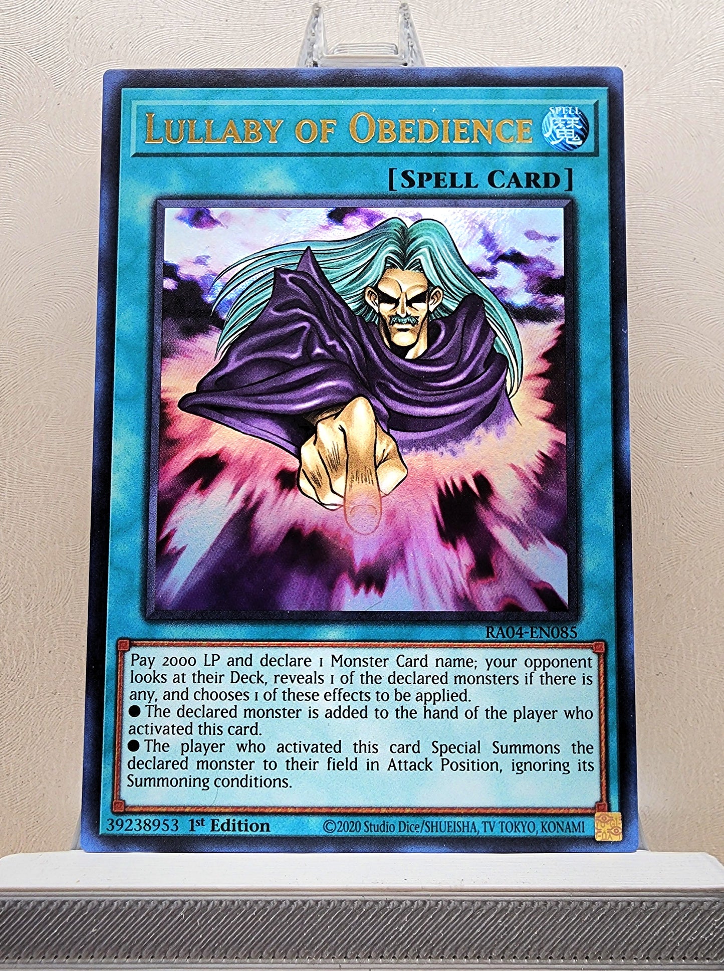 Yugioh! 1x Lullaby of Obedience (RA04 - Ultra Rare) 1st Edition