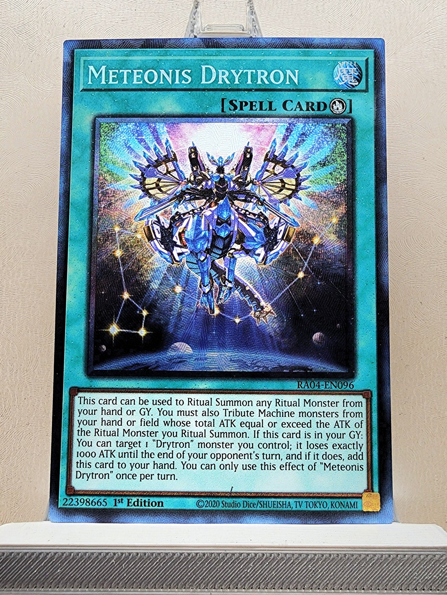 Yugioh! 1x Meteonis Drytron (RA04 - Prismatic Collectors Rare) 1st Edition