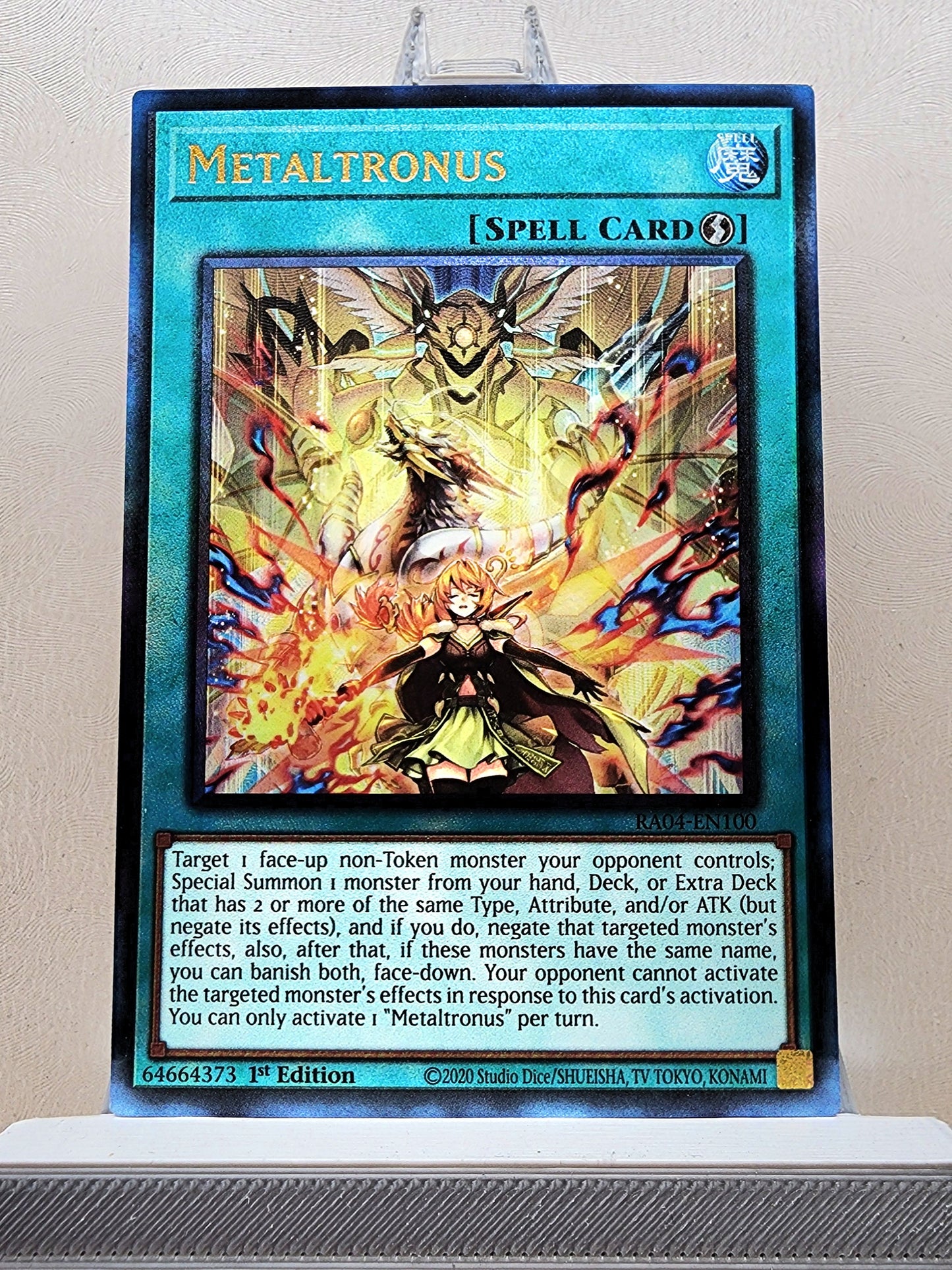 Yugioh! 1x Metaltronus (RA04 - Prismatic Ultimate Rare) 1st Edition