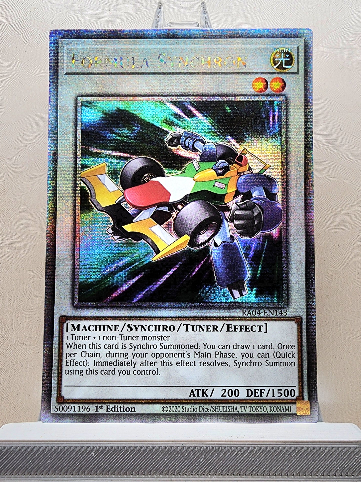 Yugioh! 1x Formula Synchron (RA04 - Quarter Century Secret Rare) 1st Edition
