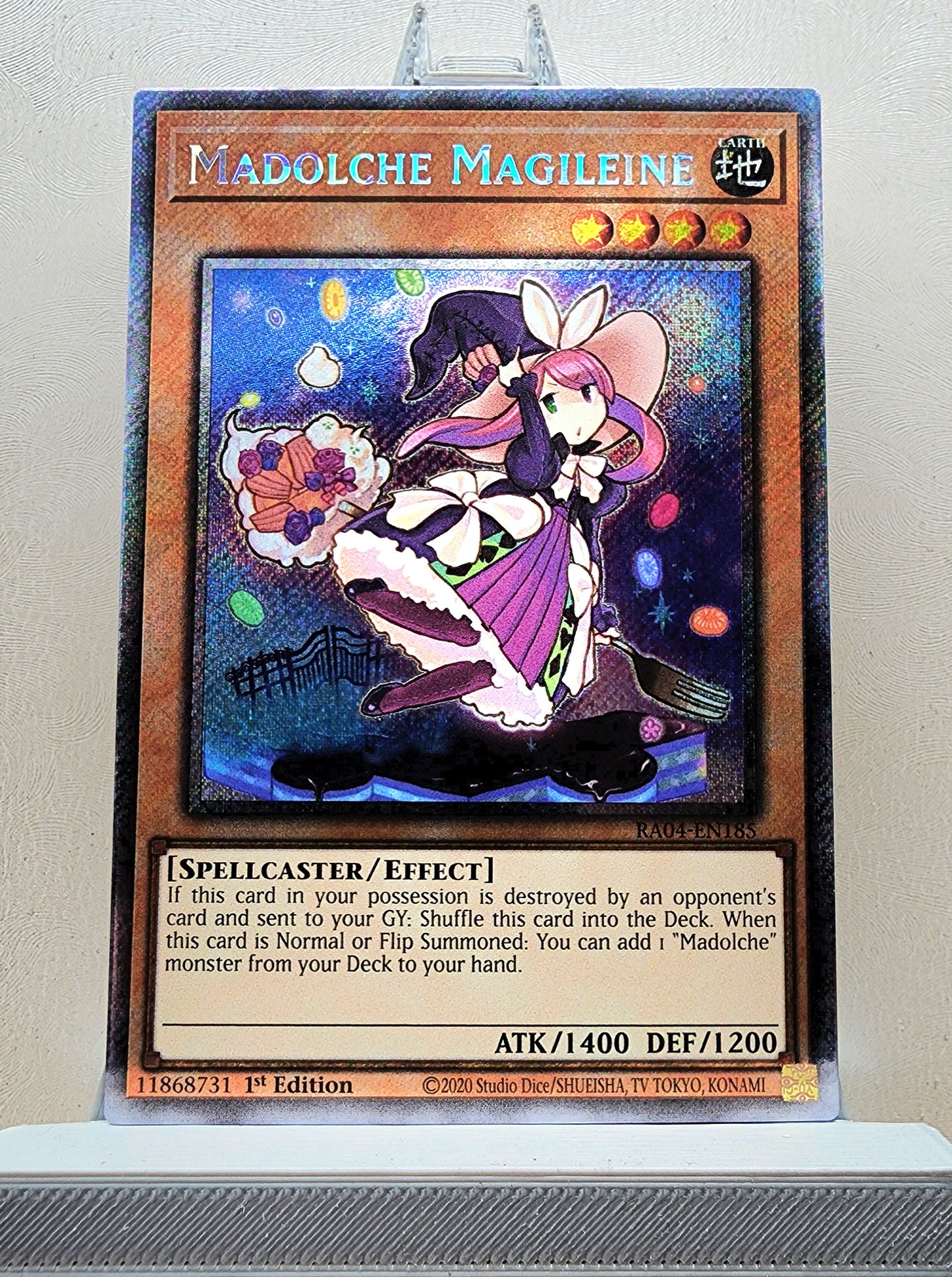 Yugioh! 1x Madolche Magileine (RA04 - Platinum Secret Rare) 1st Edition