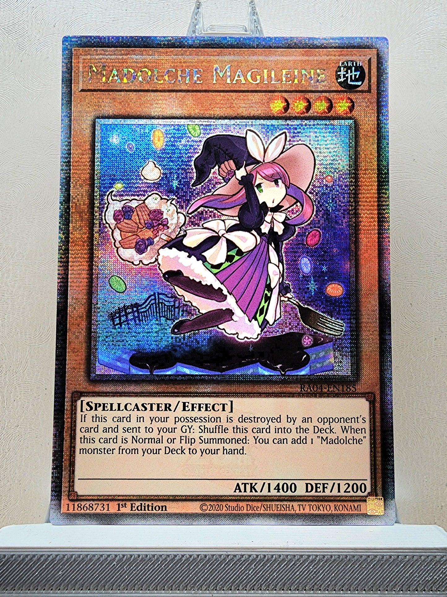 Yugioh! 1x Madolche Magileine (RA04 - Quarter Century Secret Rare) 1st Edition
