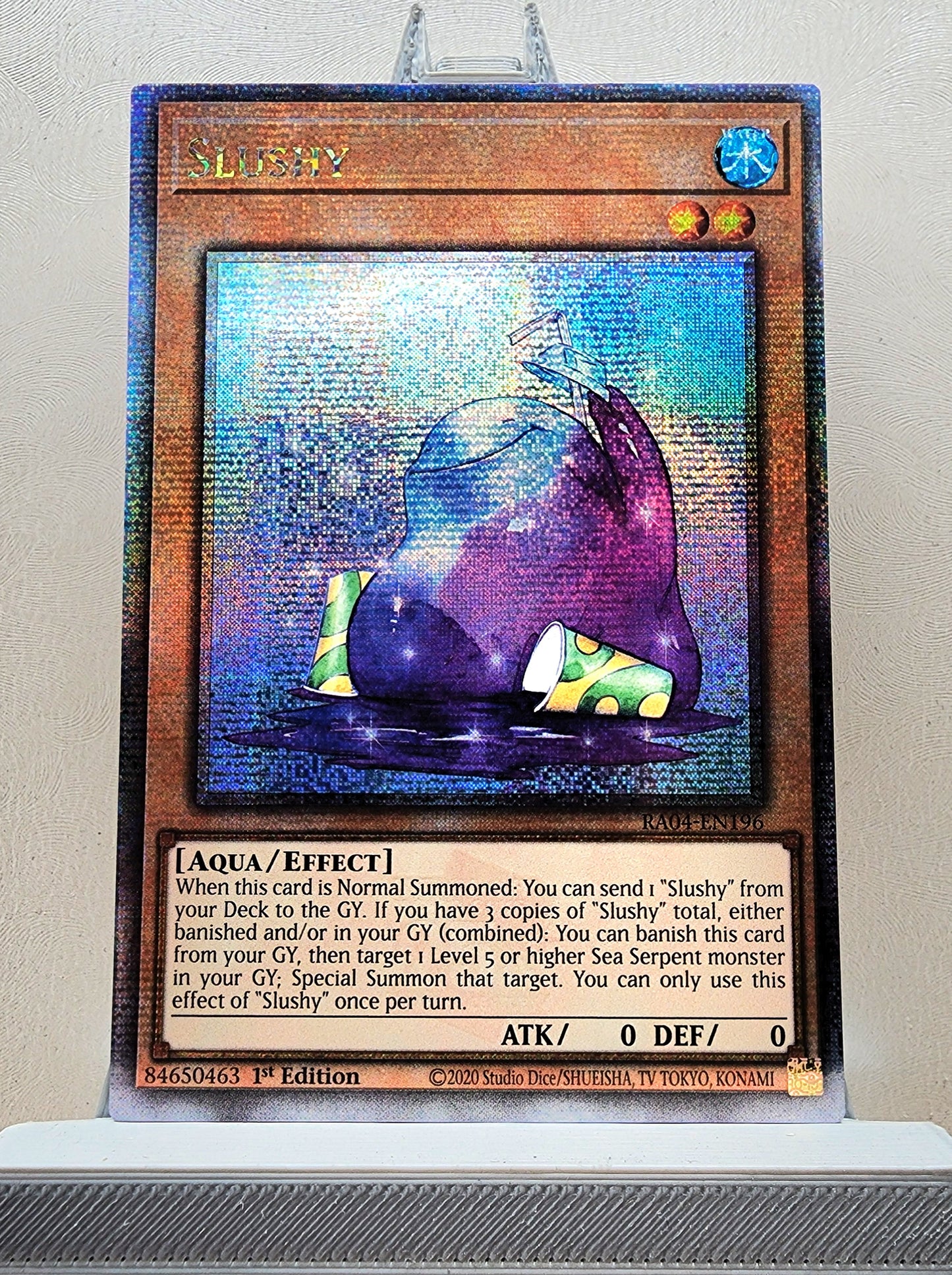 Yugioh! 1x Slushy (RA04 - Quarter Century Secret Rare) 1st Edition