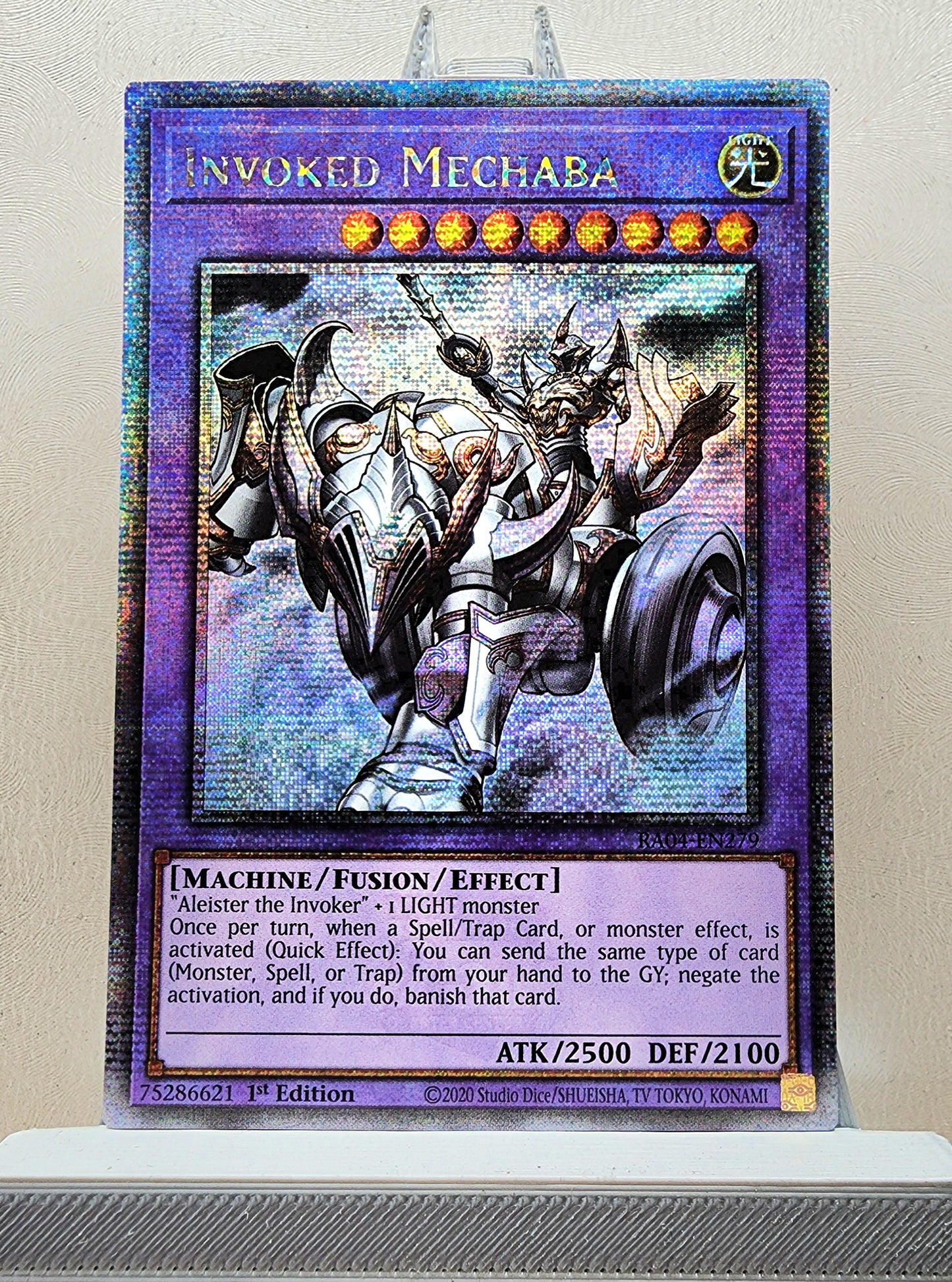 Yugioh! 1x Invoked Mechaba (RA04 - Quarter Century Secret Rare) 1st Edition