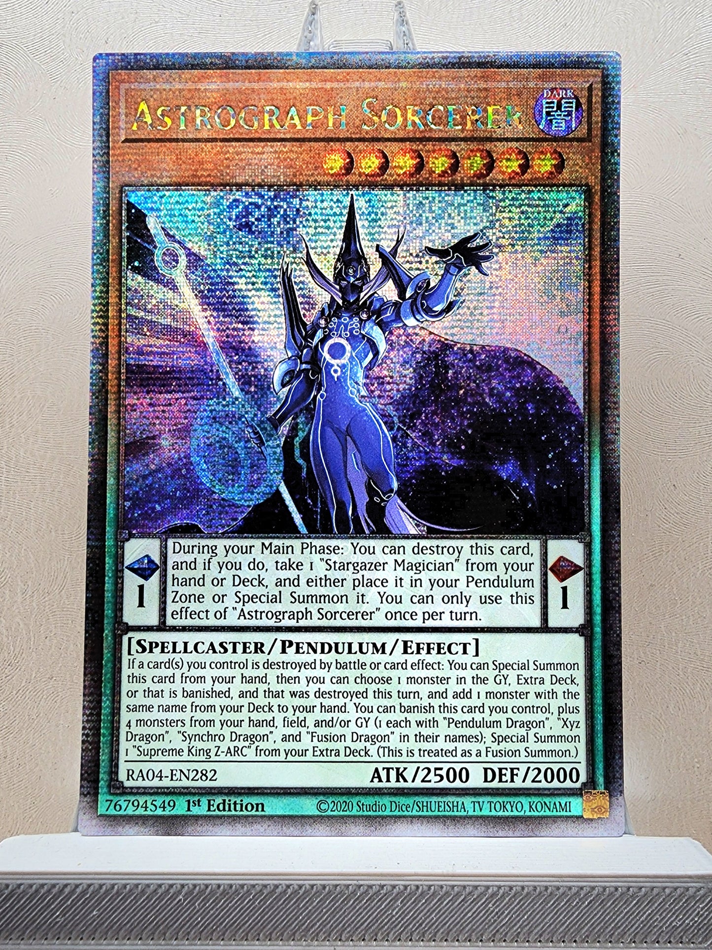 Yugioh! 1x Astrograph Sorcerer (RA04 - Quarter Century Secret Rare) 1st Edition