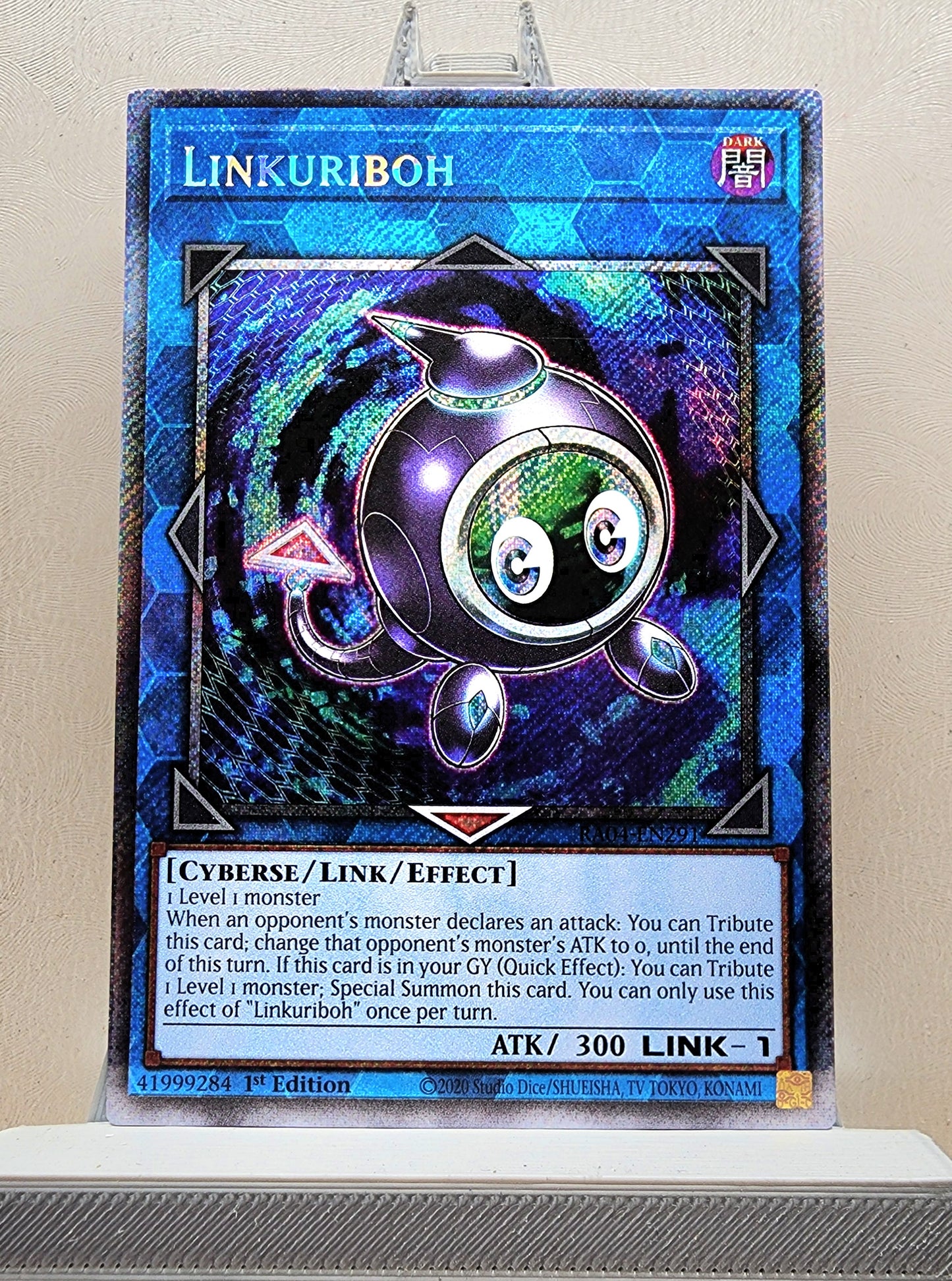 Yugioh! 1x Linkuriboh (RA04 - Platinum Secret Rare) 1st Edition