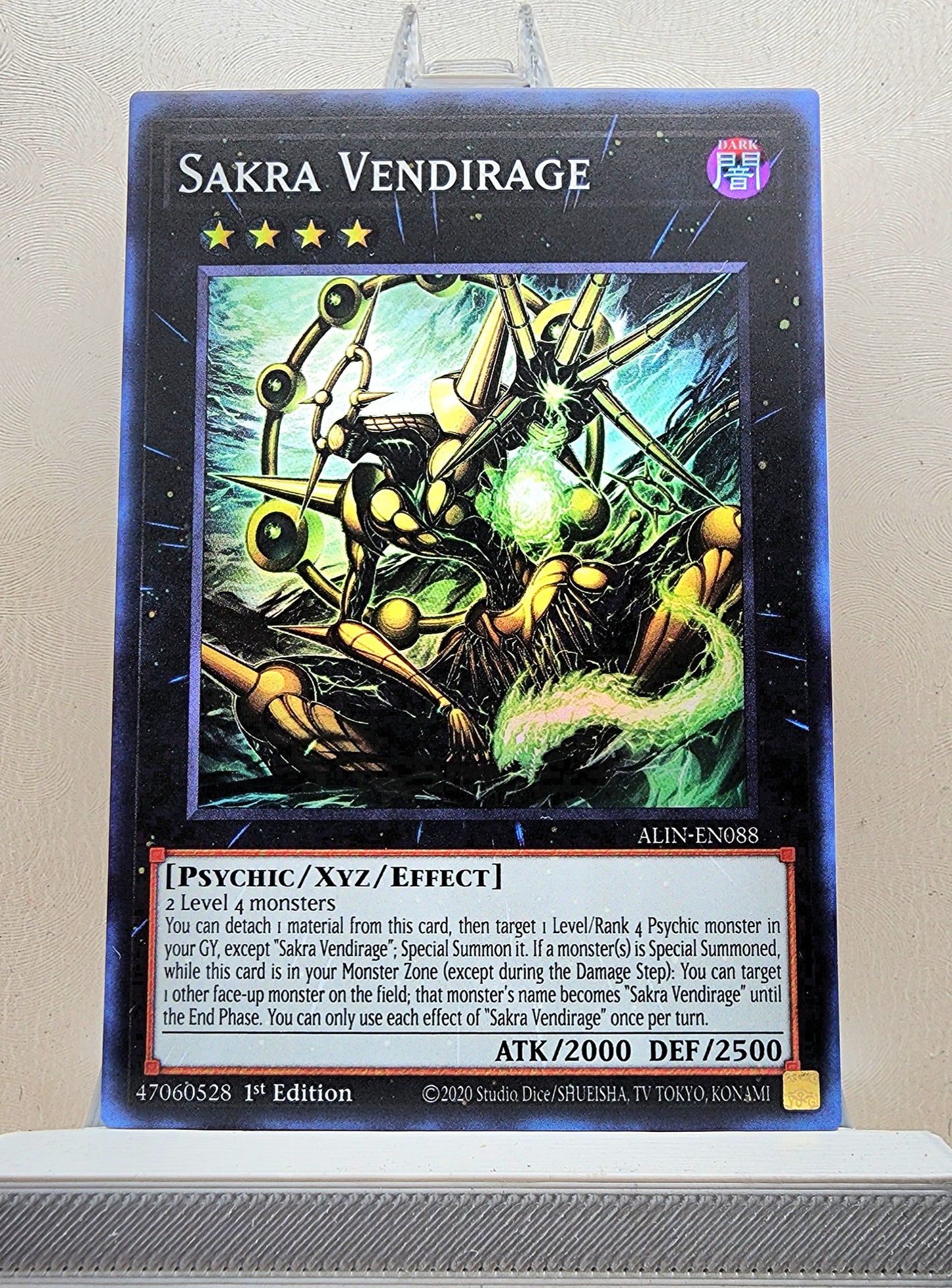 Yugioh! 1x Sakra Vendirage (ALIN - Super Rare) 1st Edition