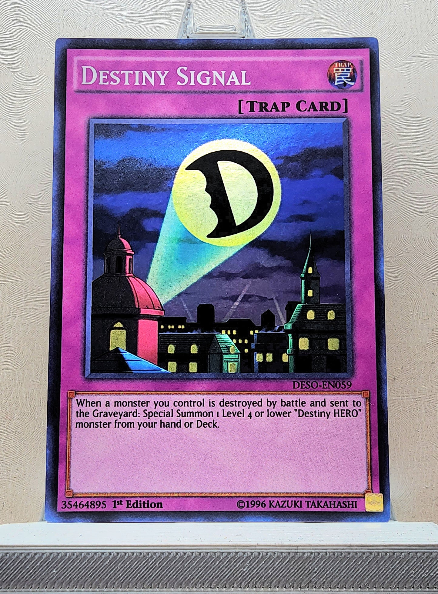 Yugioh! 1x Destiny Signal (DESO - Super Rare) 1st Edition