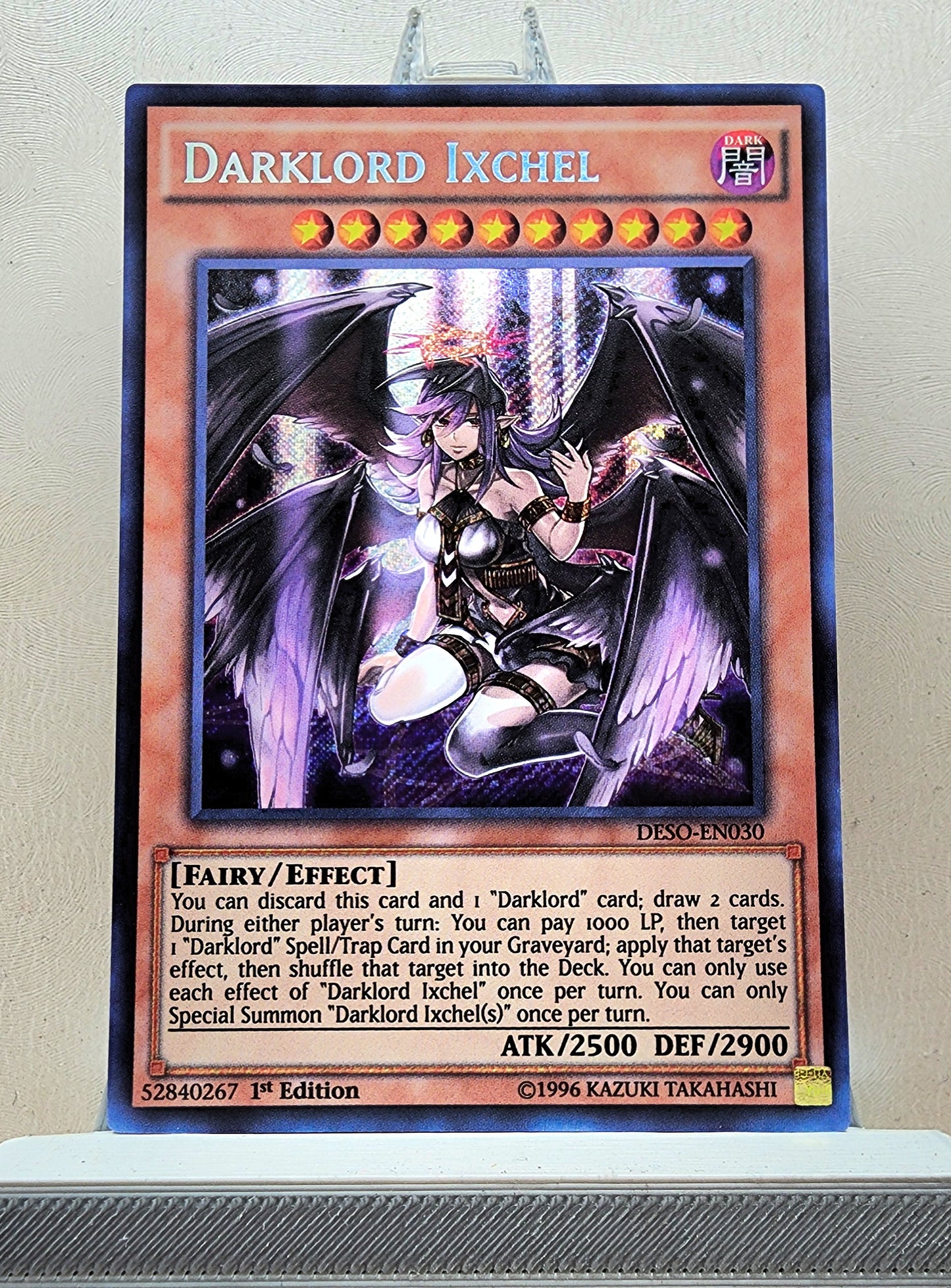 Yugioh! 1x Darklord Ixchel (DESO - Secret Rare) 1st Edition