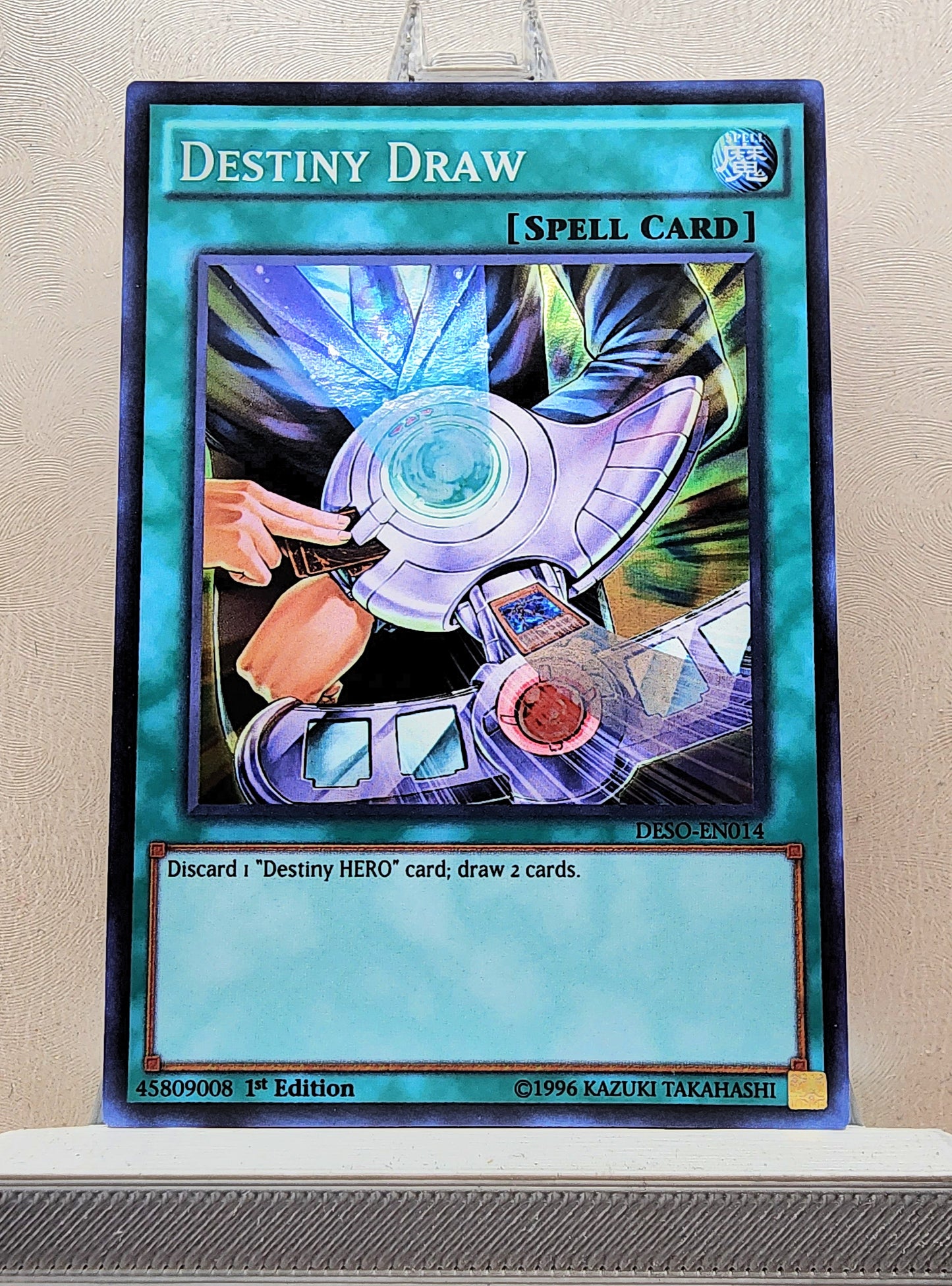 Yugioh! 1x Destiny Draw (DESO - Super Rare) 1st Edition