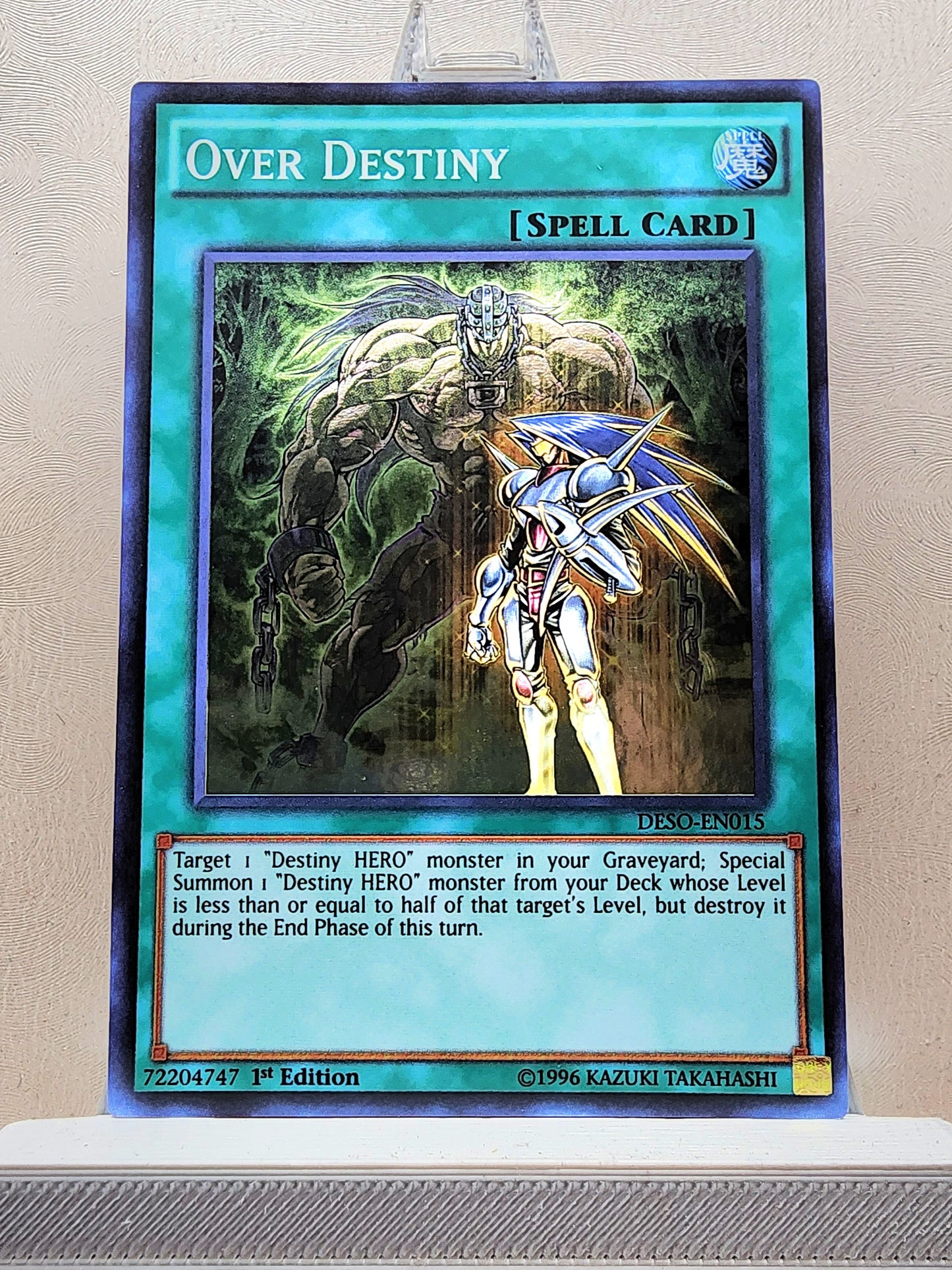 Yugioh! 1x Over Destiny (DESO - Super Rare) 1st Edition
