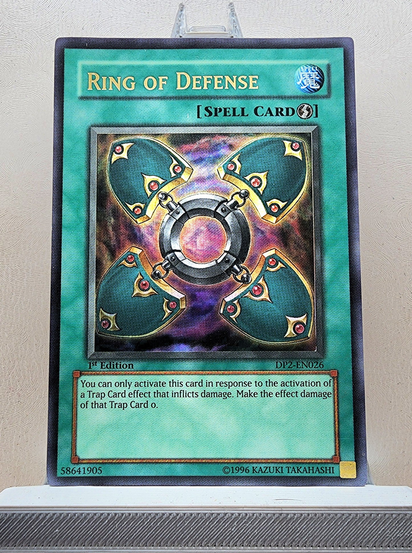 Yugioh! 1x Ring of Defense (DP2 - Ultra Rare) 1st Edition
