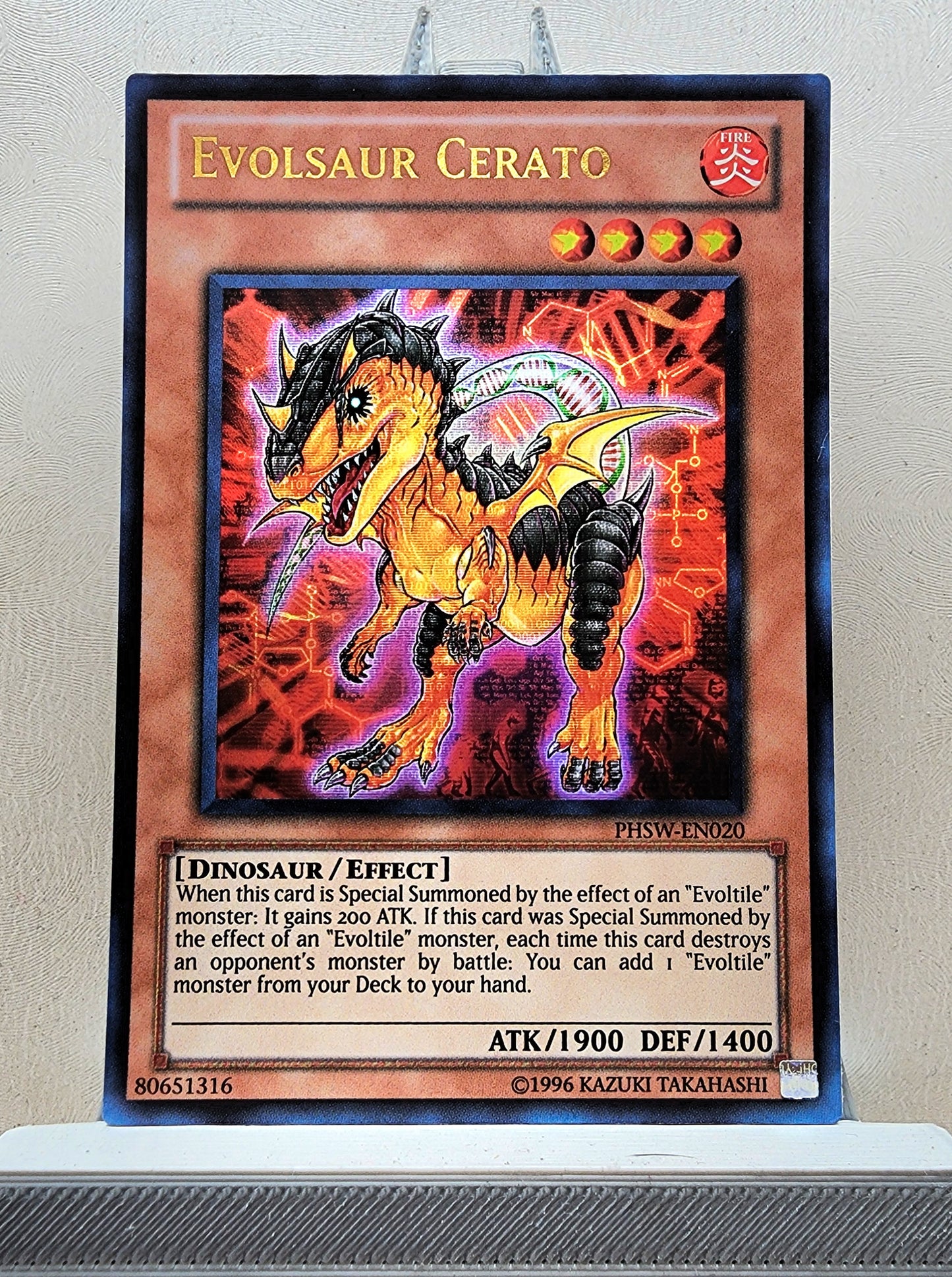 Yugioh! 1x Evolsaur Cerato (PHSW - Ultra Rare) Unli Edition