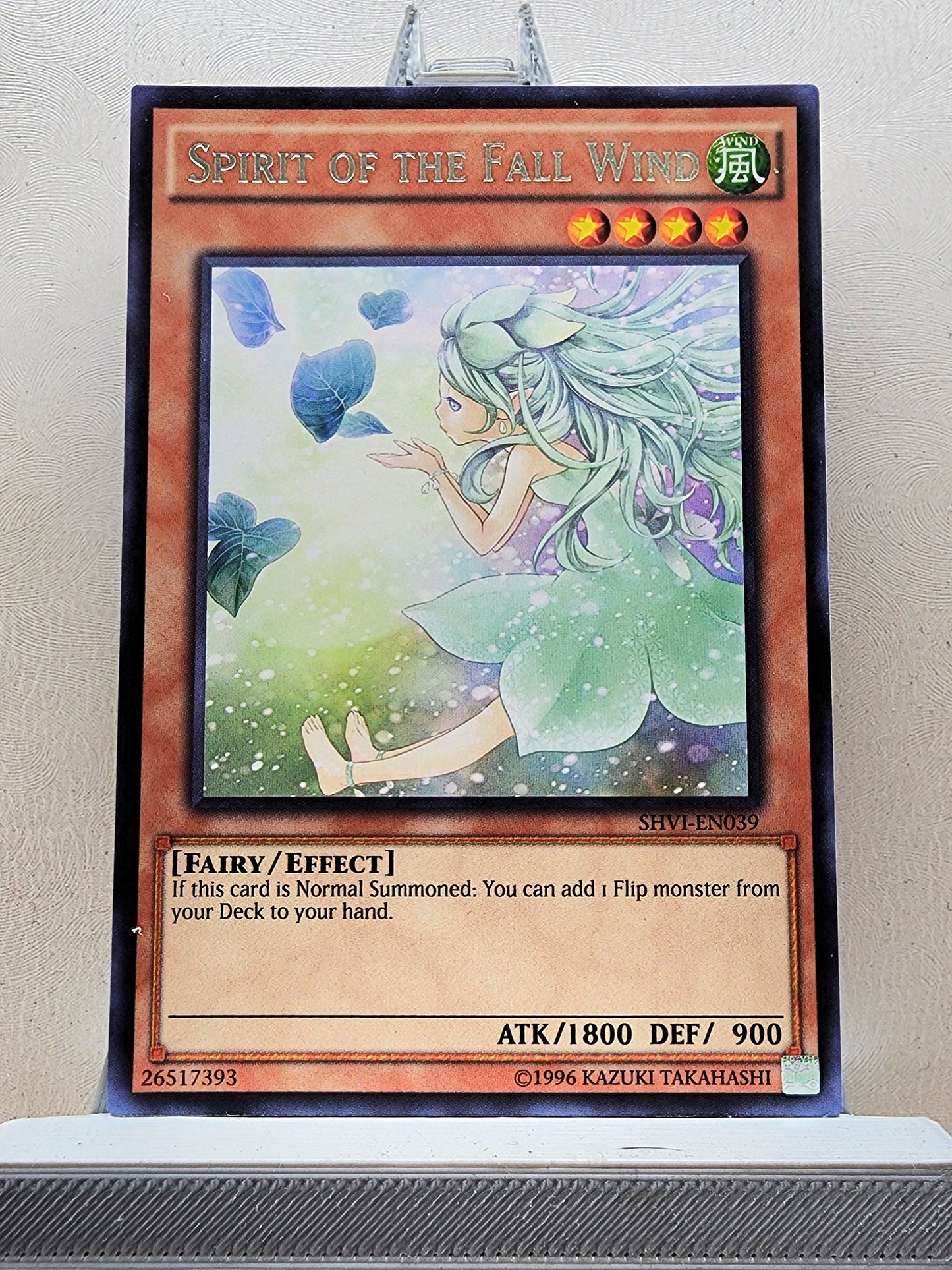 Yugioh! 1x Spirit of the Fall Wind (SHVI - Rare) 1st/Unli Edition