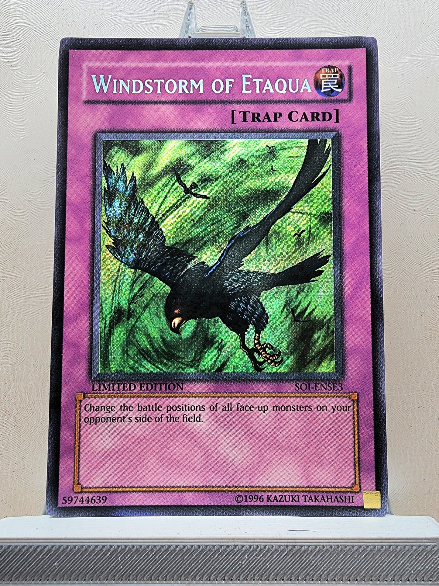 Yugioh! 1x Windstorm of Etaqua (SOI - Secret Rare) Limited Edition