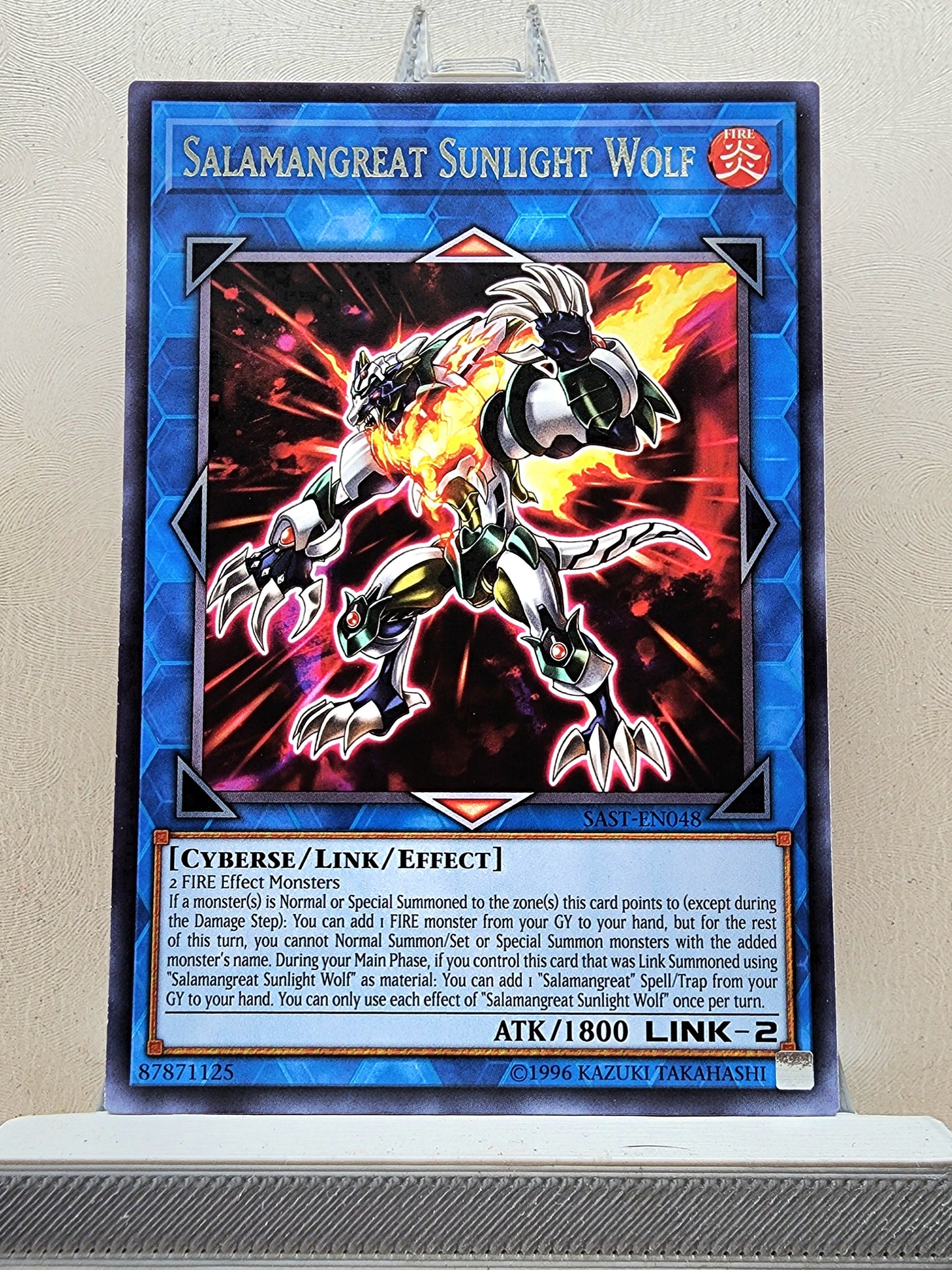 Yugioh! 1x Salamangreat Sunlight Wolf (SAST - Rare) Unli Edition