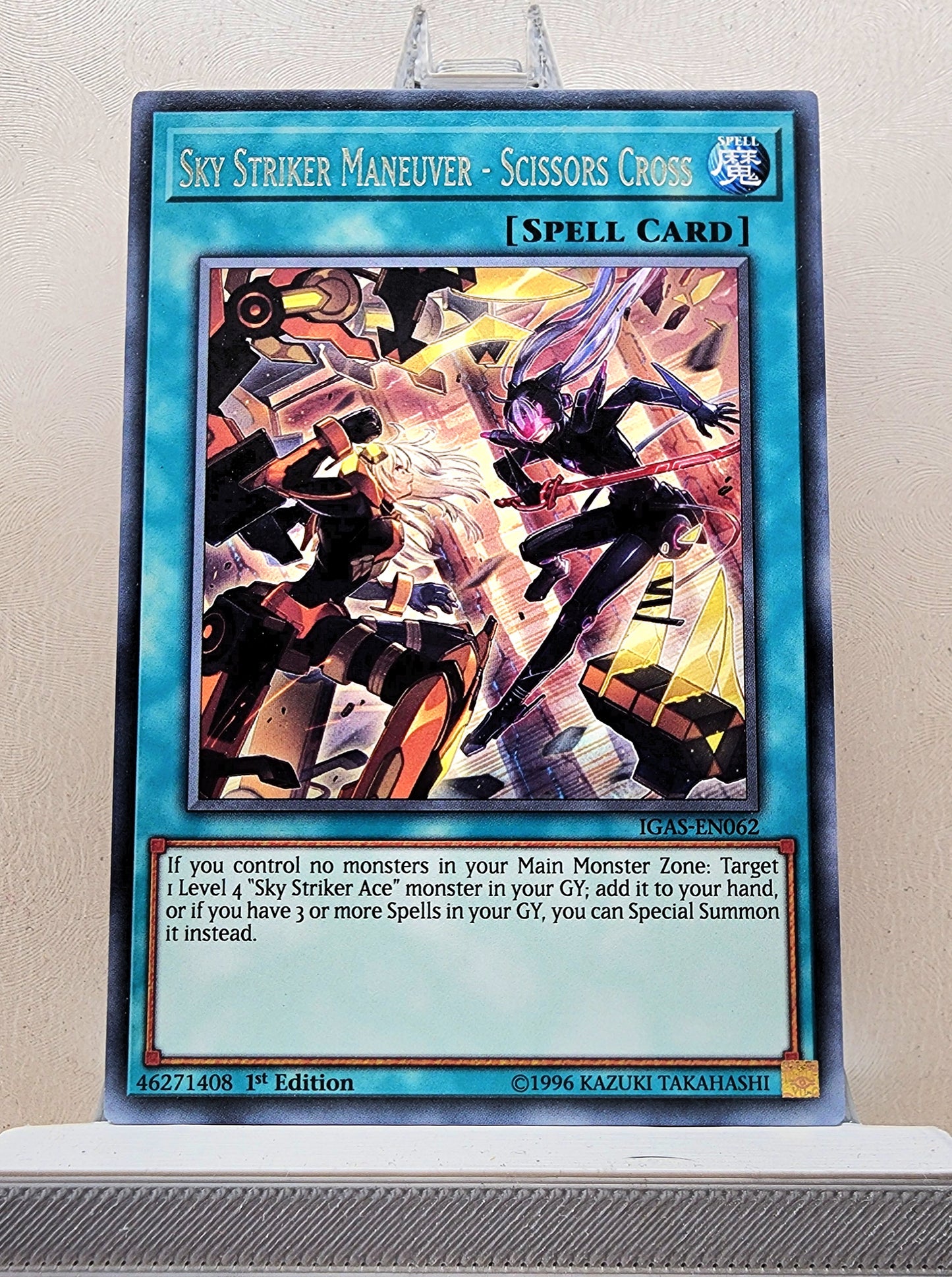 Yugioh! 1x Sky Striker Maneuver - Scissors Cross (IGAS - Rare) 1st Edition