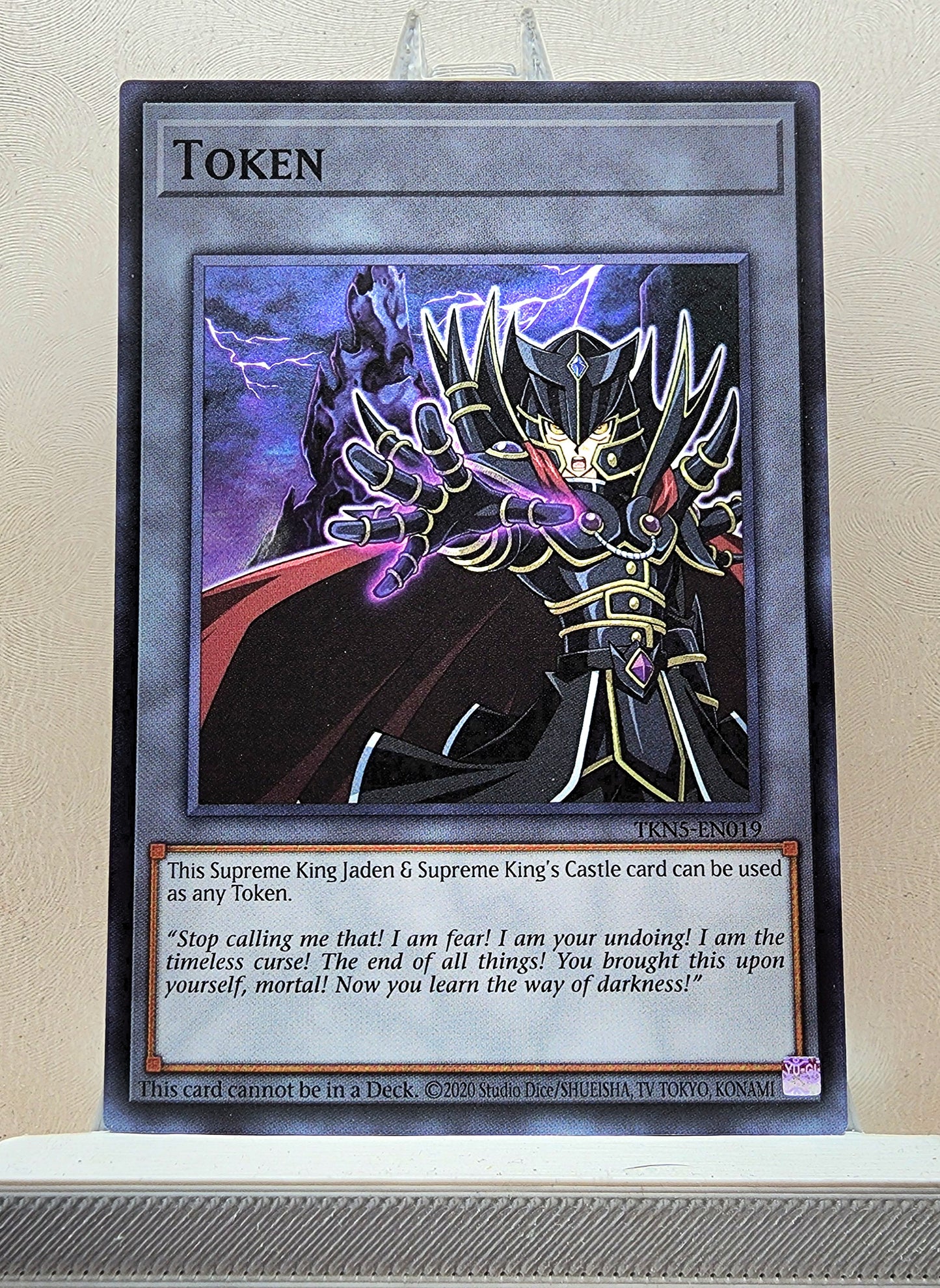 Yugioh! 1x Supreme King Jaden & Supreme King's Castle Token (TKN5 - Super Rare) Unli Edition
