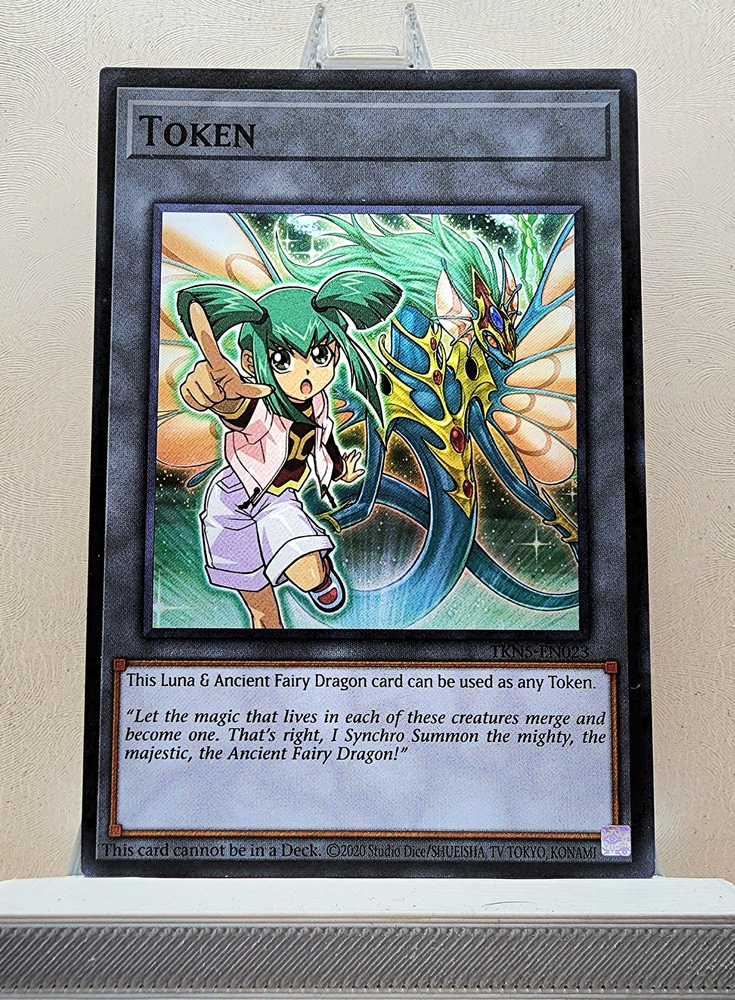 Yugioh! 1x Luna & Ancient Fairy Dragon Token (TKN5 - Super Rare) Unli Edition
