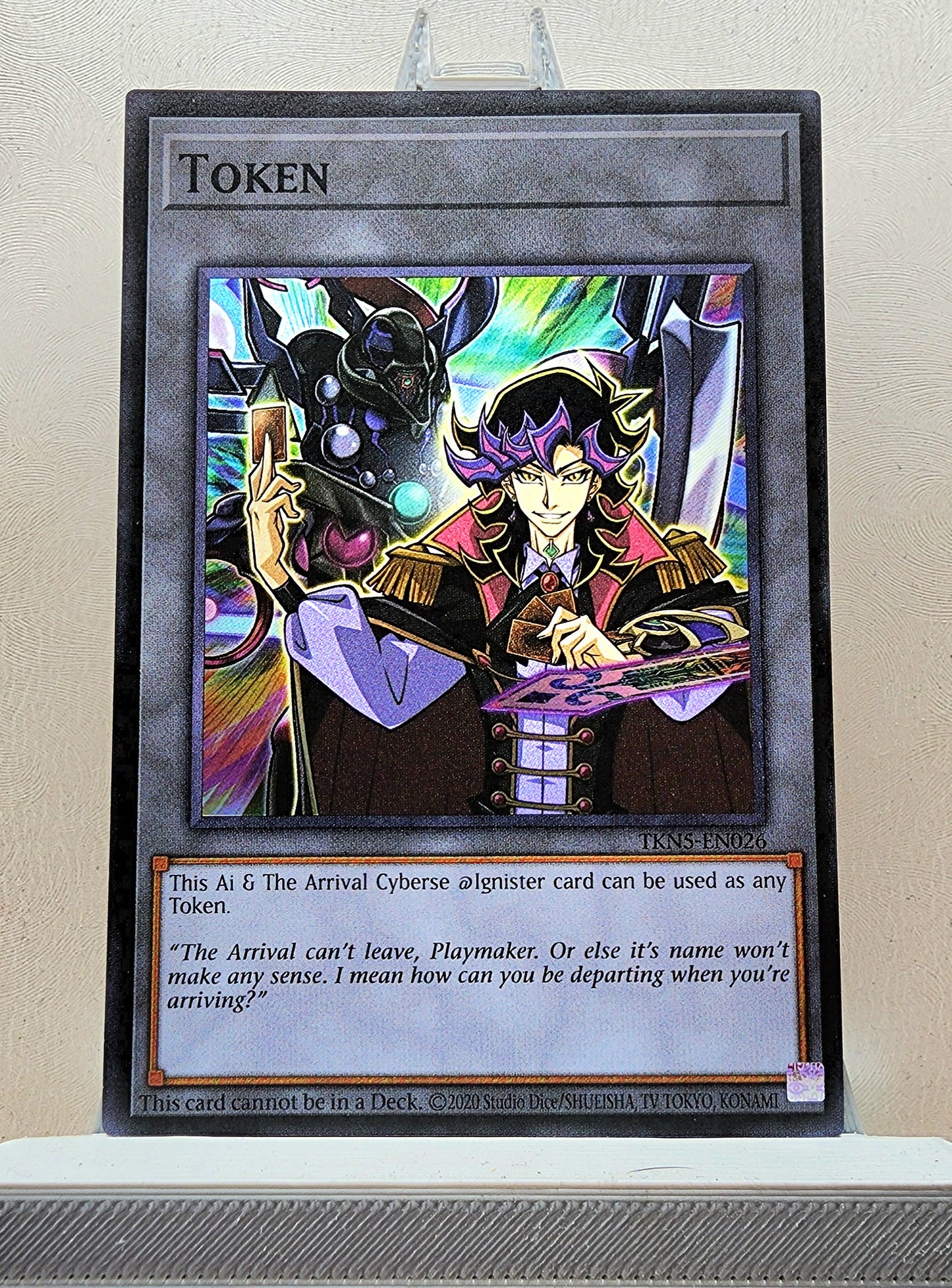 Yugioh! 1x Ai & Arrival Cyberse @Ignister Token (TKN5 - Super Rare) Unli Edition