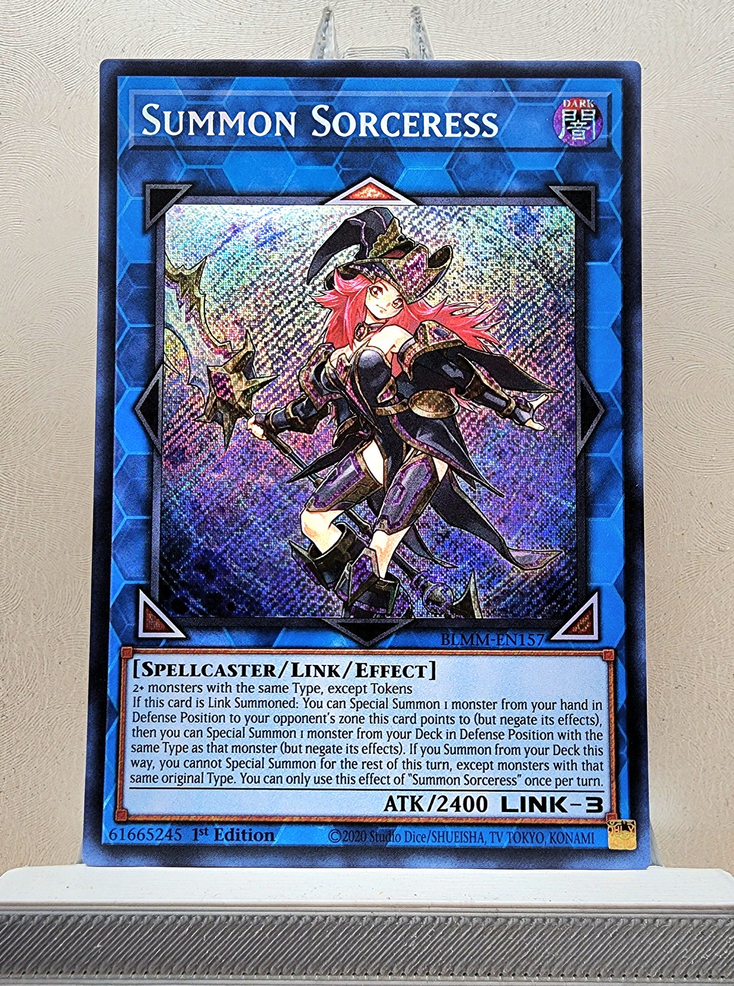 Yugioh! 1x Summon Sorceress (BLMM - Secret Rare) 1st Edition