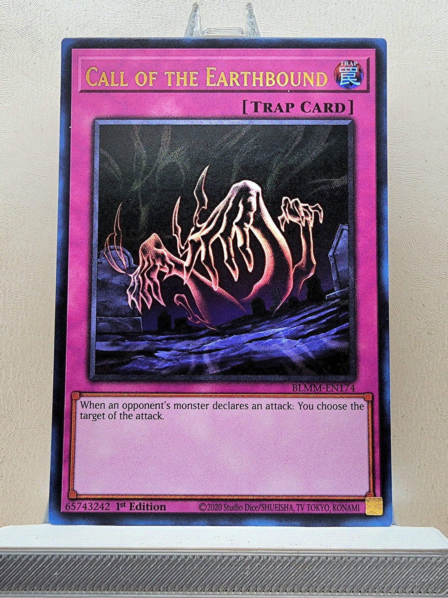 Yugioh! 1x Call of the Earthbound (BLMM - Ultra Rare) 1st Edition