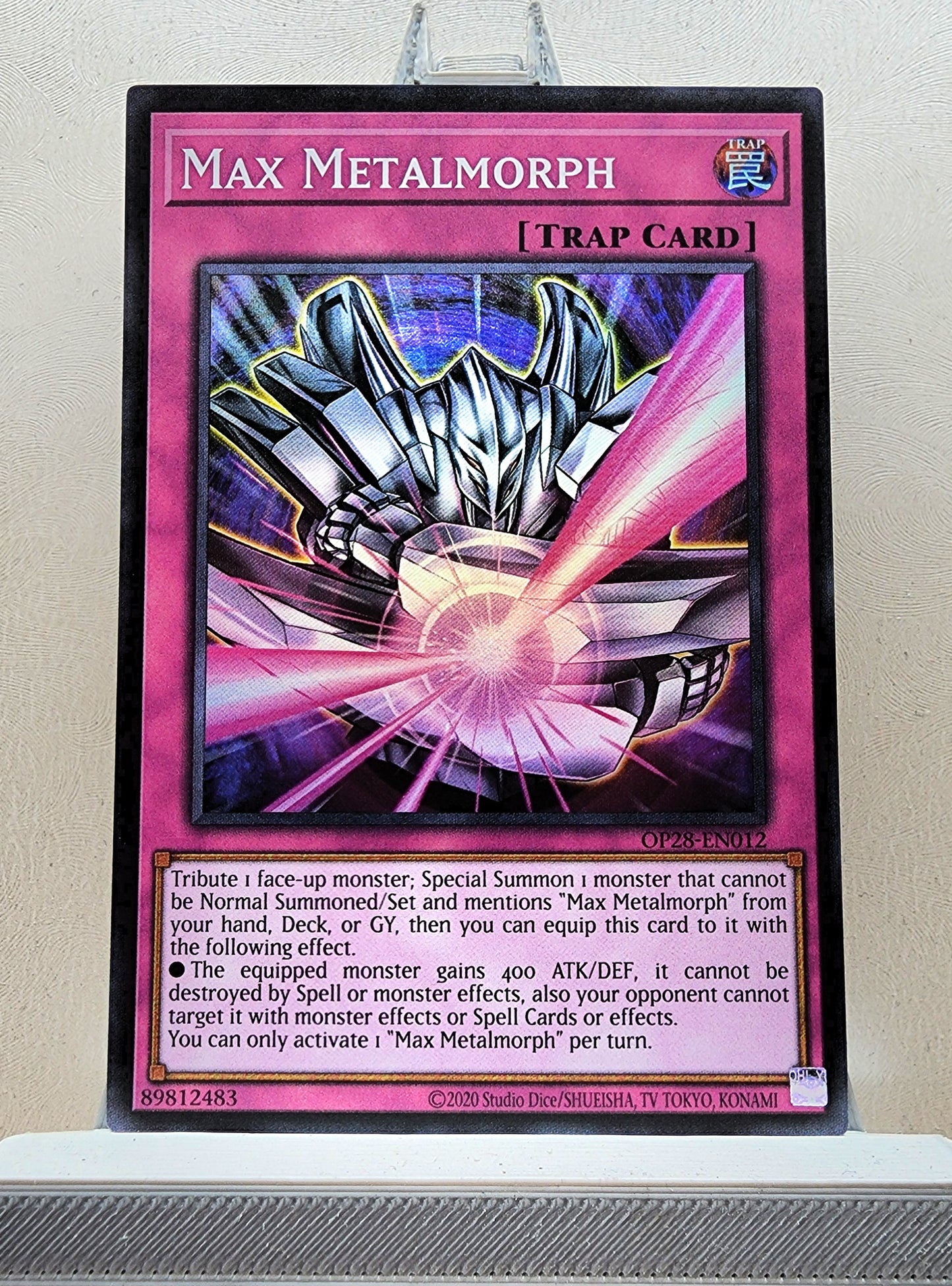 Yugioh! 1x Max Metalmorph (OP28 - Super Rare) Unli Edition