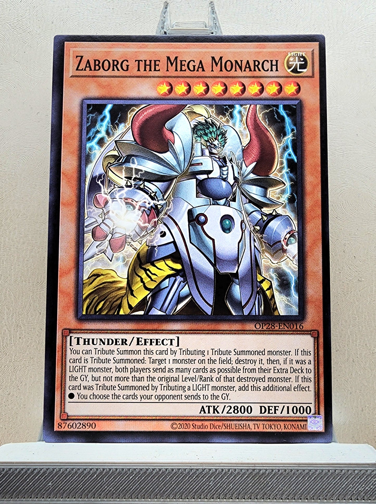 Yugioh! 1x Zaborg the Mega Monarch (OP28 - Common) Unli Edition