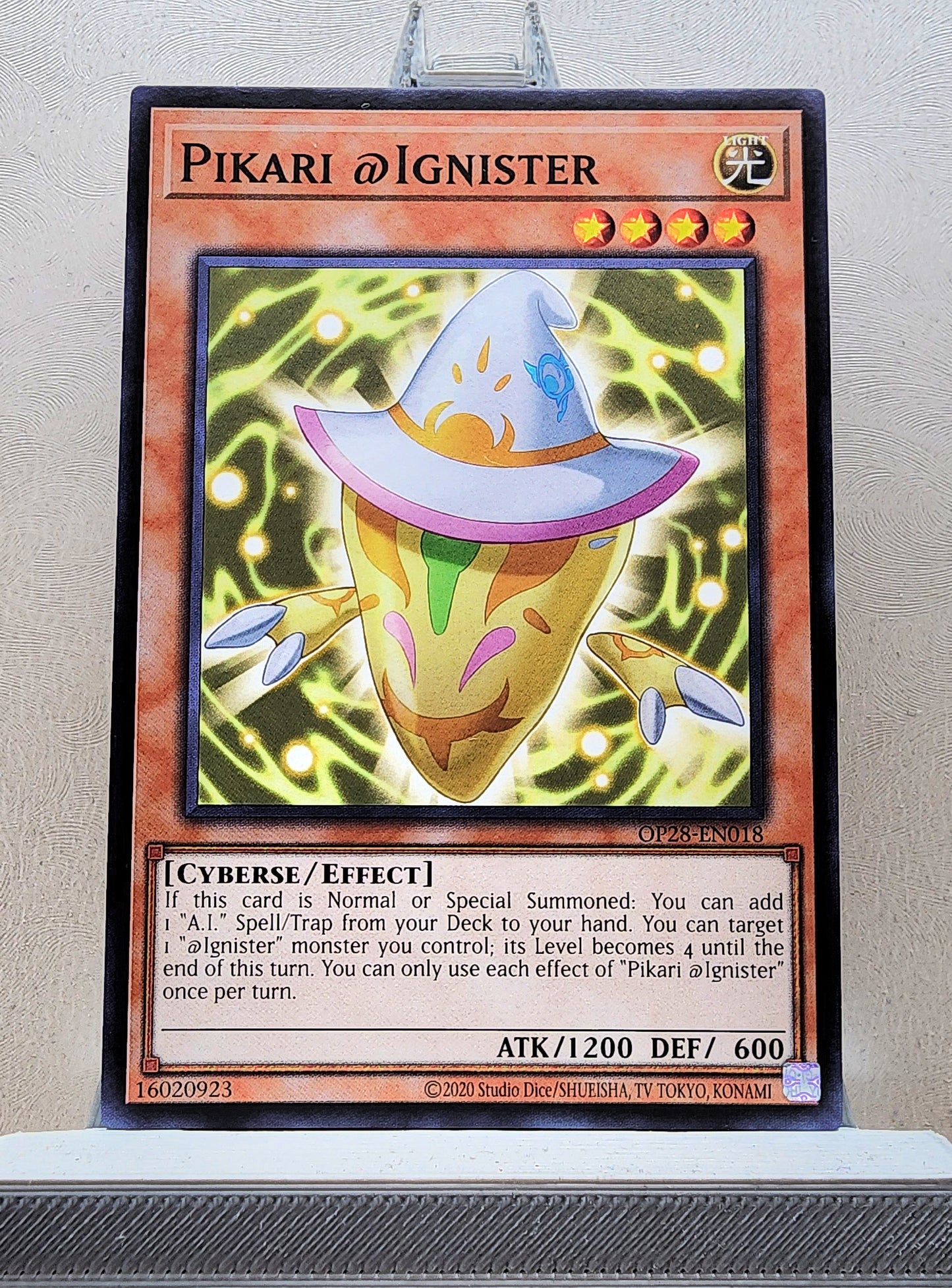 Yugioh! 1x Pikari @Ignister (OP28 - Common) Unli Edition