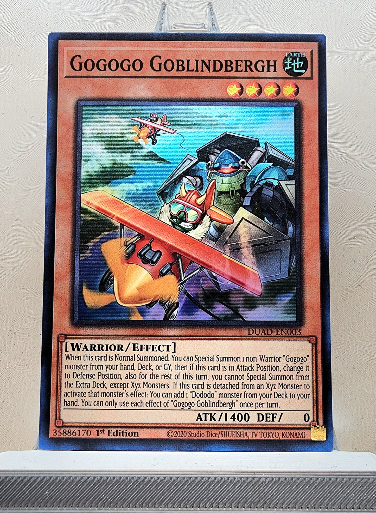 Yugioh! 1x Gogogo Goblindbergh (DUAD - Super Rare) 1st Edition