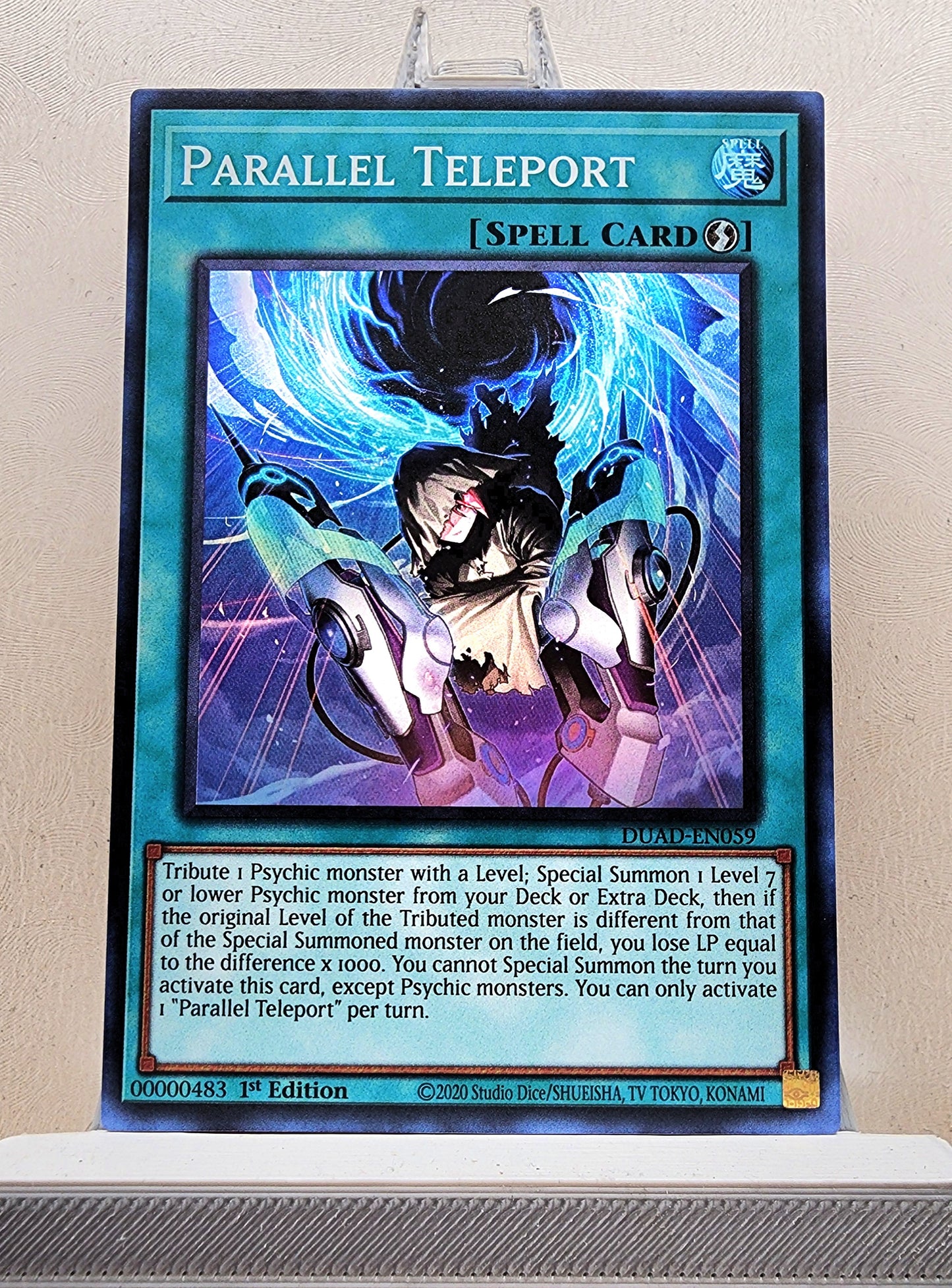 Yugioh! 1x Parallel Teleport (DUAD - Super Rare) 1st Edition