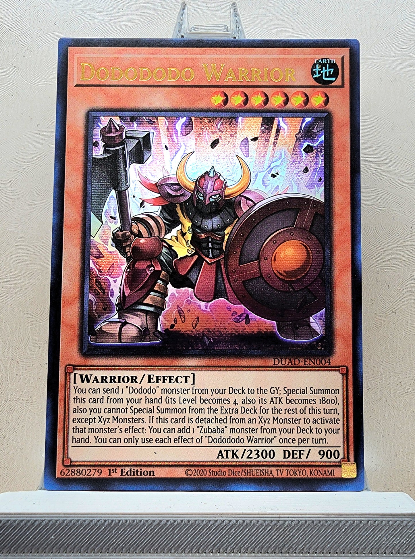 Yugioh! 1x Dodododo Warrior (DUAD - Ultra Rare) 1st Edition
