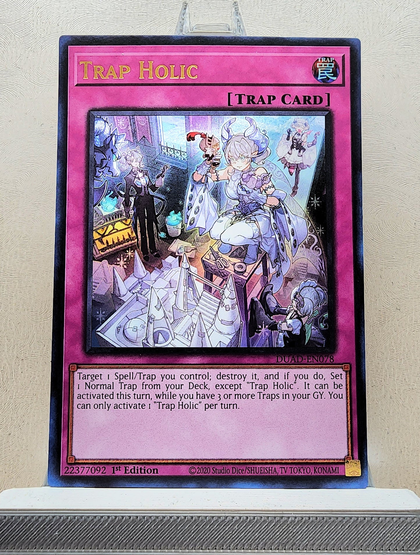Yugioh! 1x Trap Holic (DUAD - Ultra Rare) 1st Edition