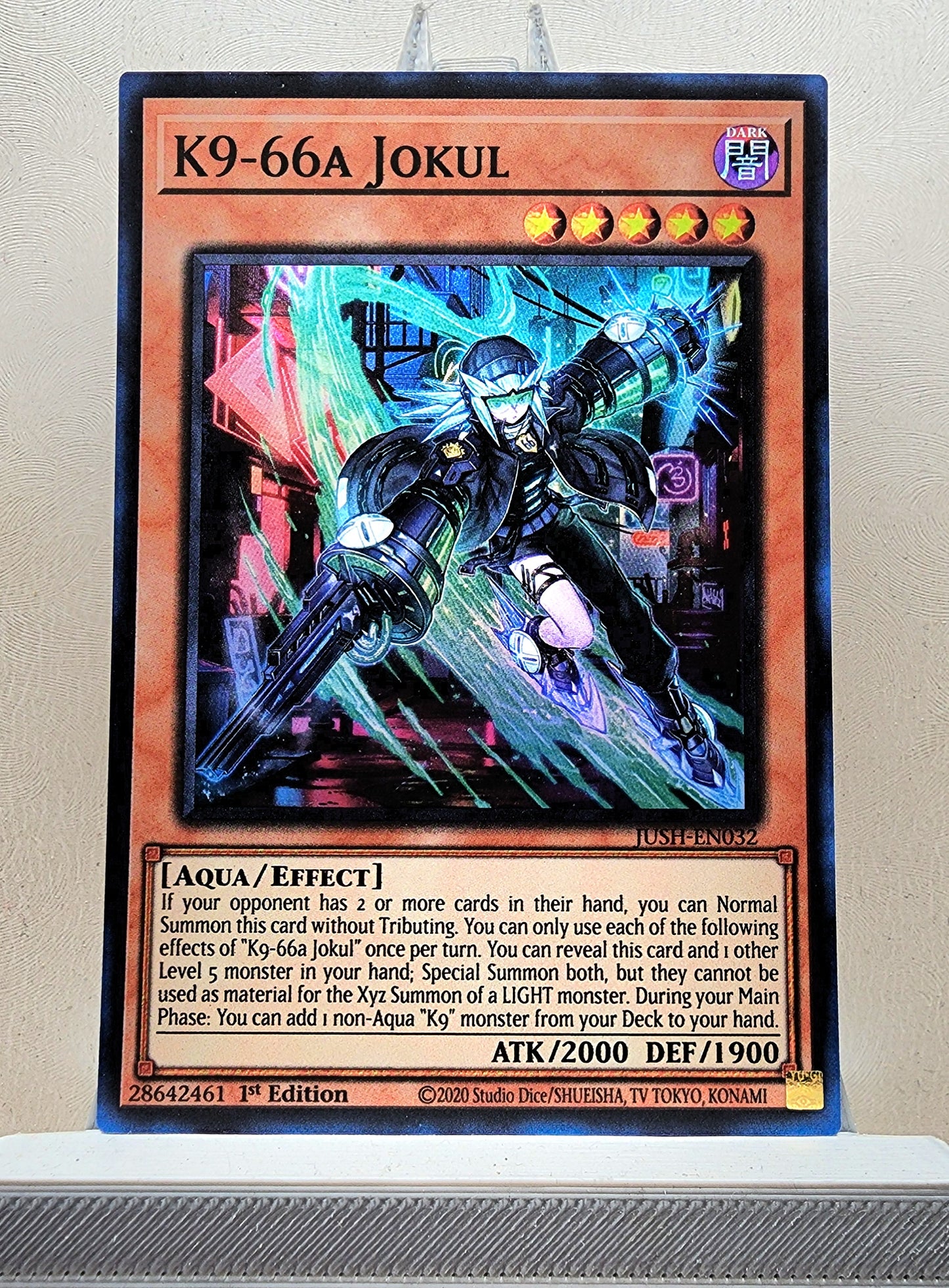 Yugioh! 1x K9-66a Jokul (JUSH - Super Rare) 1st Edition