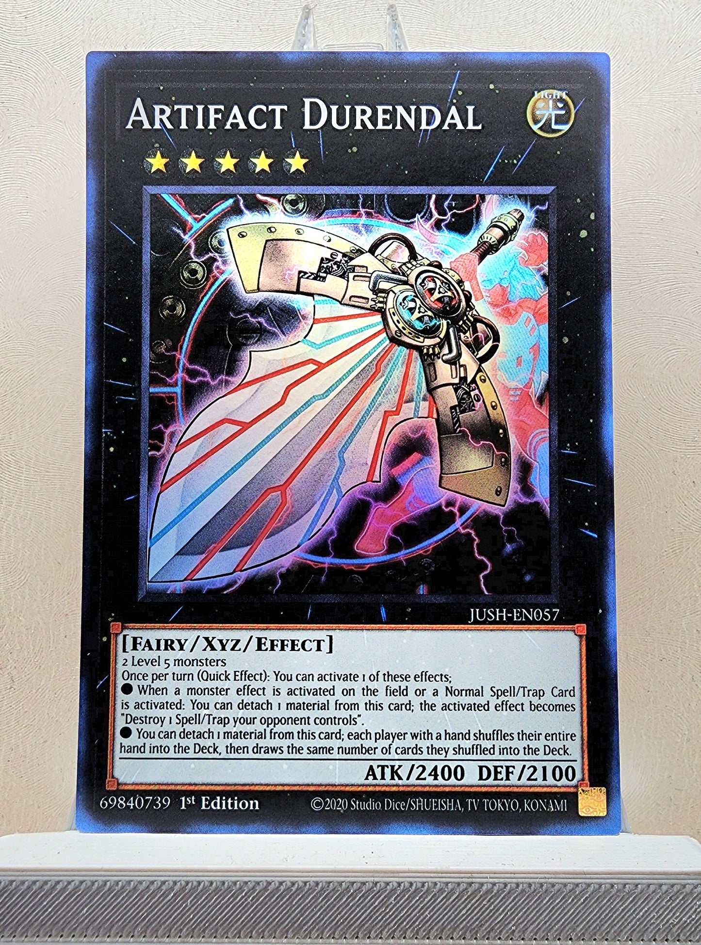 Yugioh! 1x Artifact Durendal (JUSH - Super Rare) 1st Edition