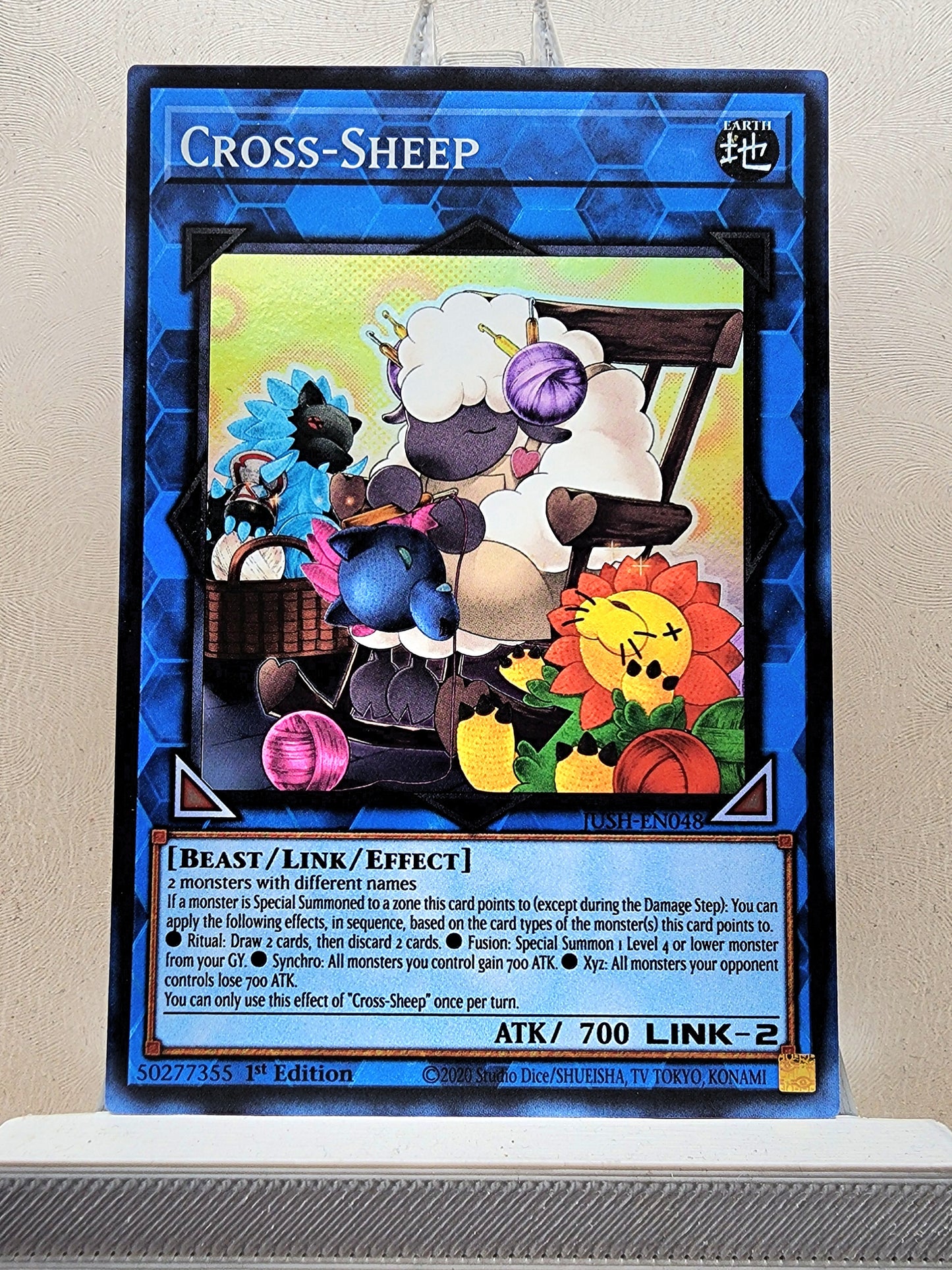 Yugioh! 1x Cross-Sheep (JUSH - Super Rare) 1st Edition