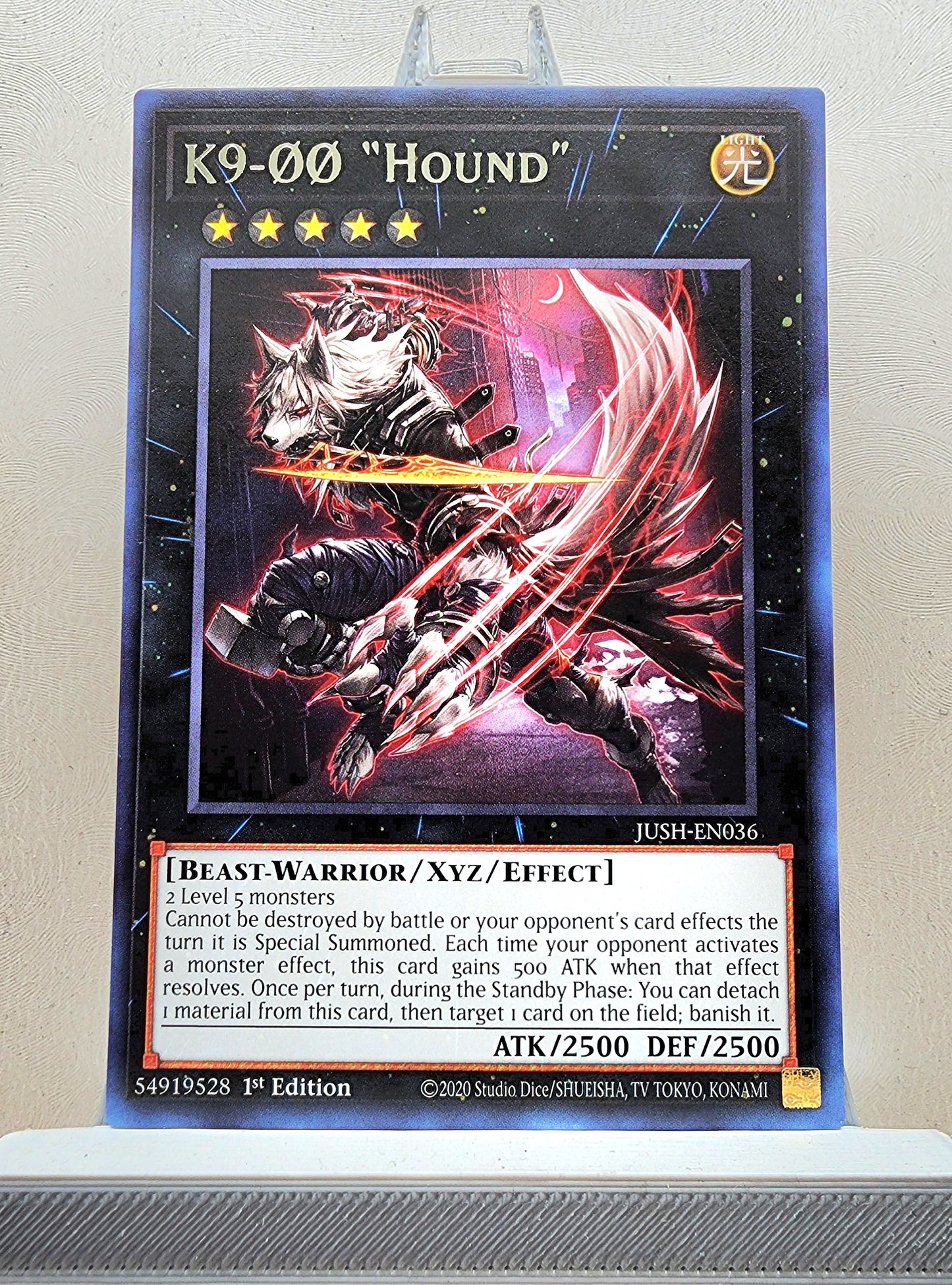 Yugioh! Justice Hunters Singles (JUSH - Rare) 1st Edition