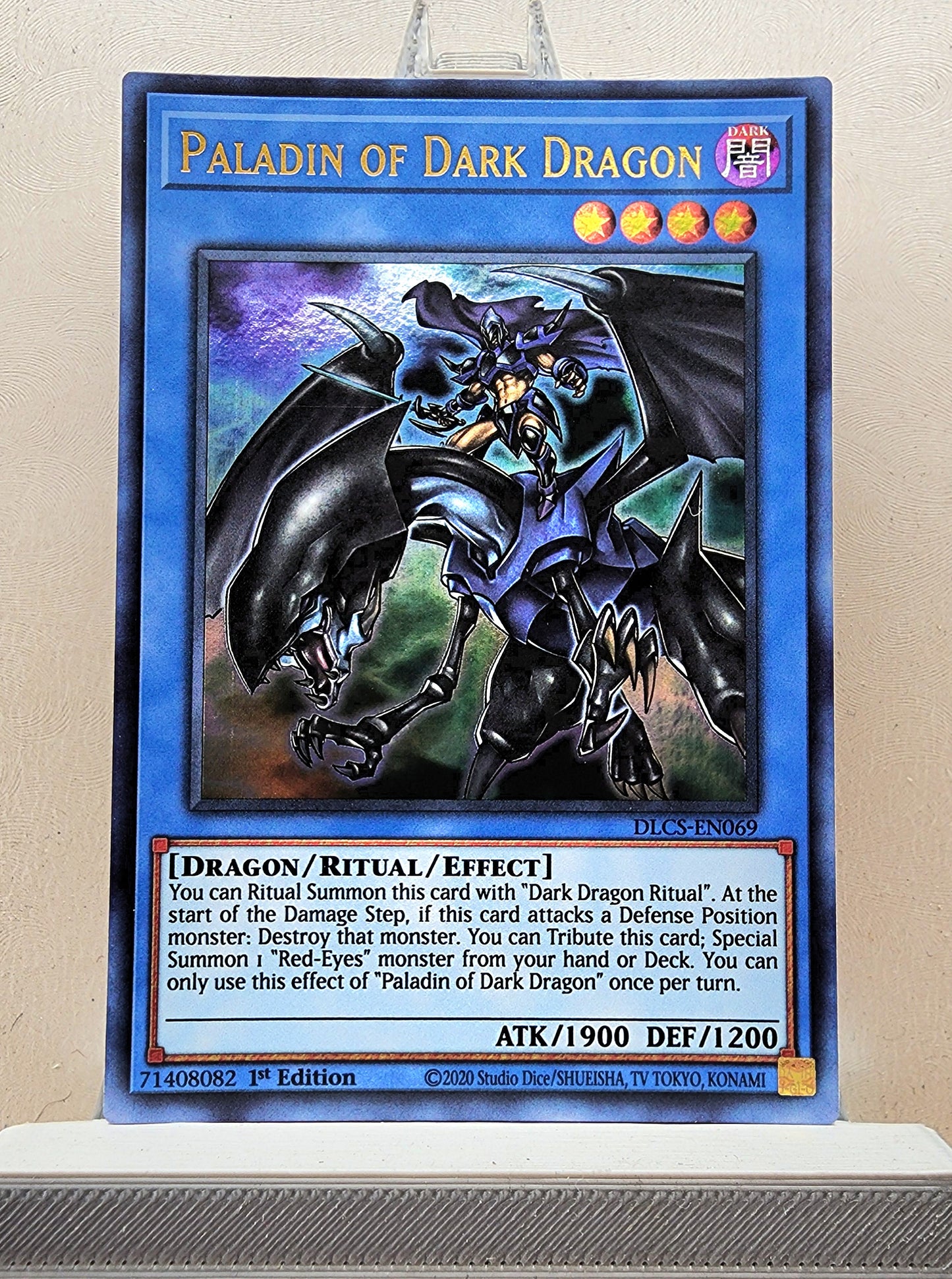Yugioh! 1x Paladin of Dark Dragon (DLCS - Ultra Rare) 1st Edition