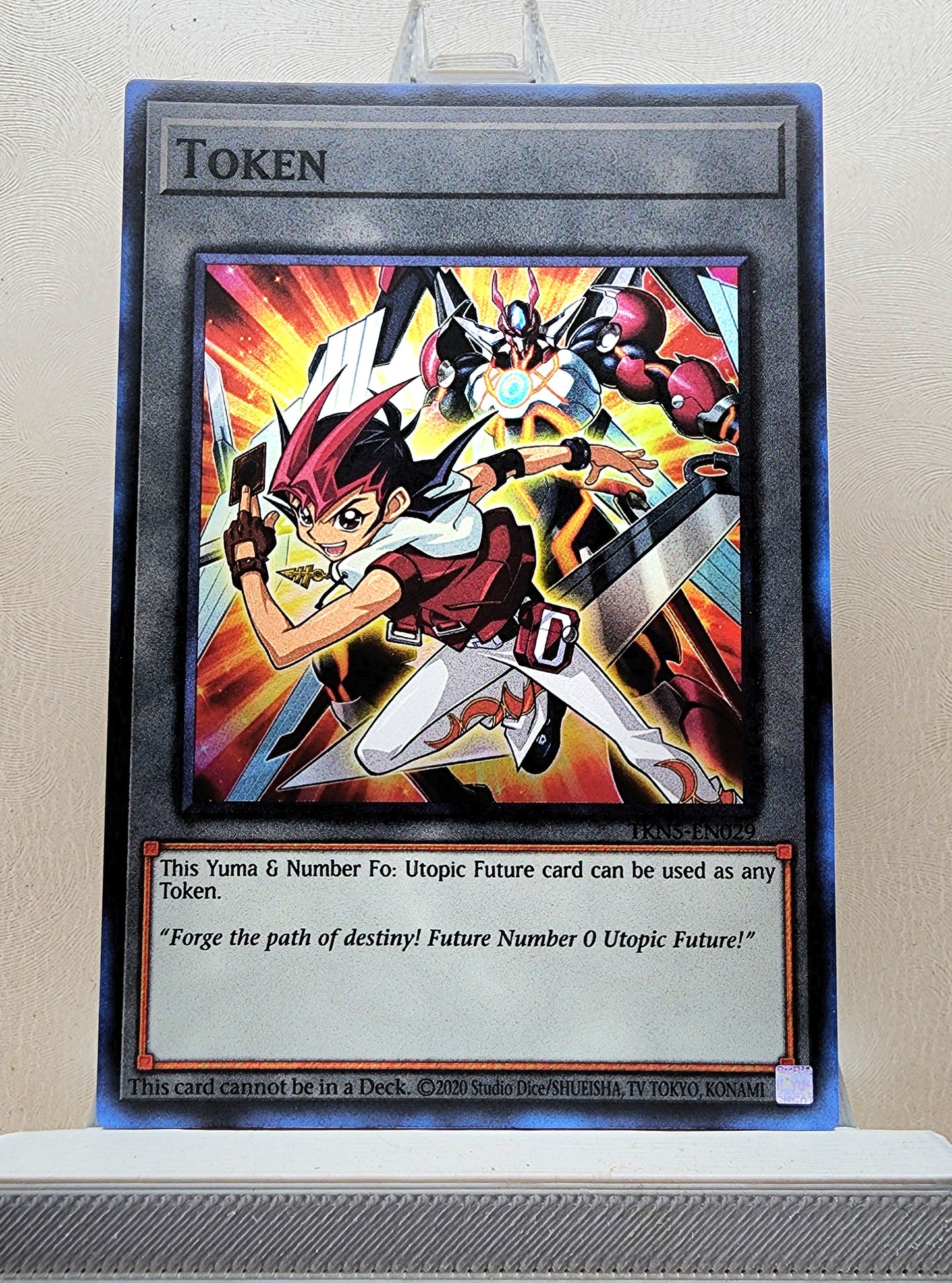 Yugioh! 1x Yuma & Number F0: Utopic Future Token (TKN5 - Super Rare) Unli Edition