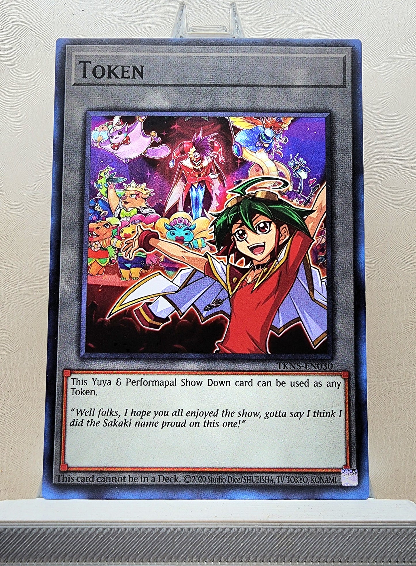 Yugioh! 1x Yuya & Performapal Show Down Token (TKN5 - Super Rare) Unli Edition